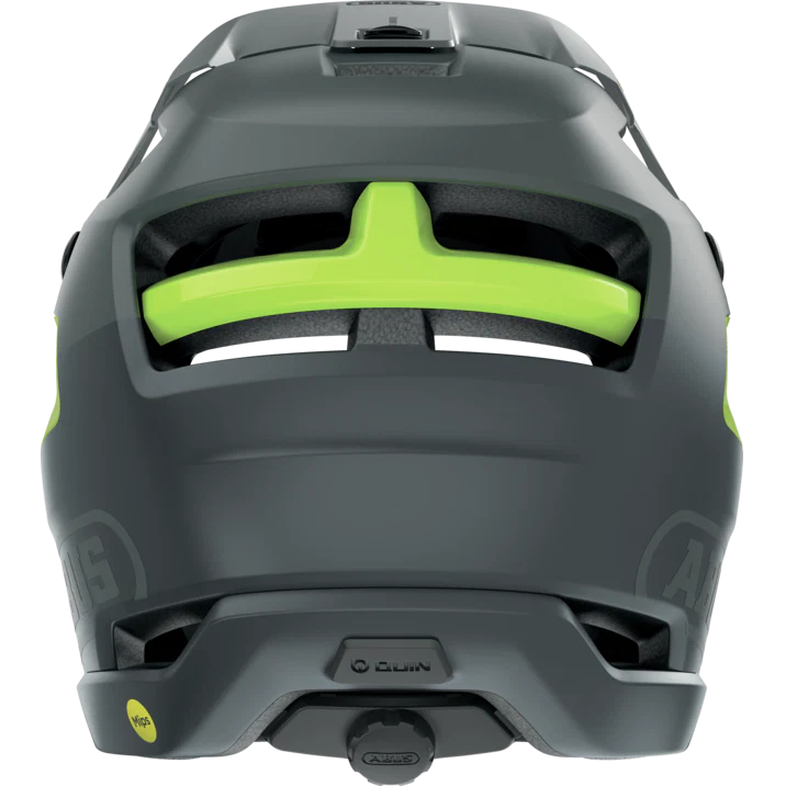 Kask MTB ABUS AIRDROP MIPS szary/żółty - Image 4