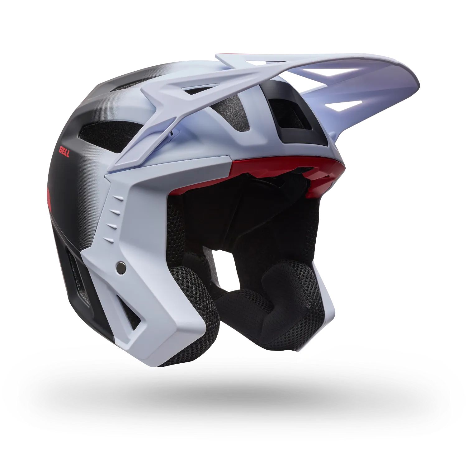 Kask MTB BELL 3QTR-AIR MIPS GRID biały/czarny - Image 2