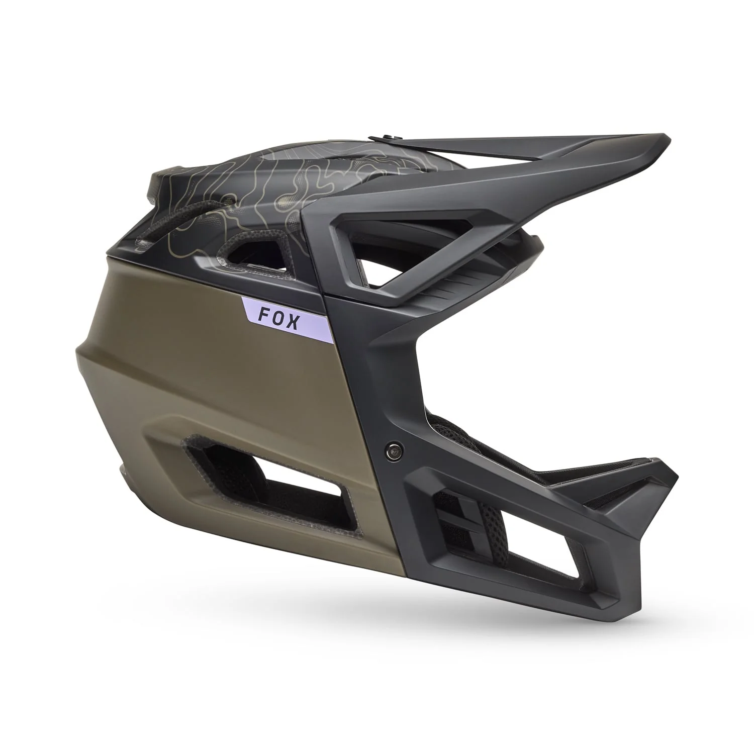 Kask MTB FOX PROFRAME FREQUENCY MIPS khaki/czarny - Image 2