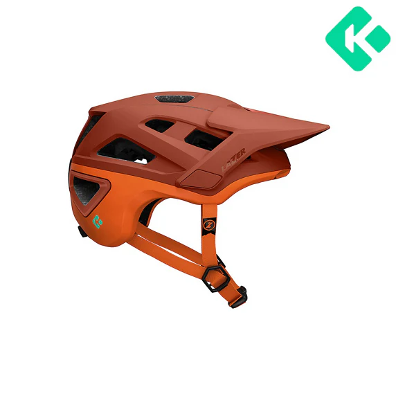 Kask MTB LAZER JACKAL KINETICORE pomarańczowo-rdzawy