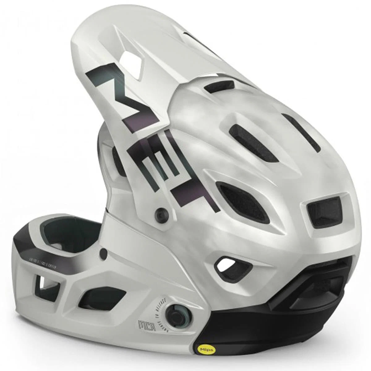 Kask MTB MET PARACHUTE MCR MIPS biały matowy - Image 3