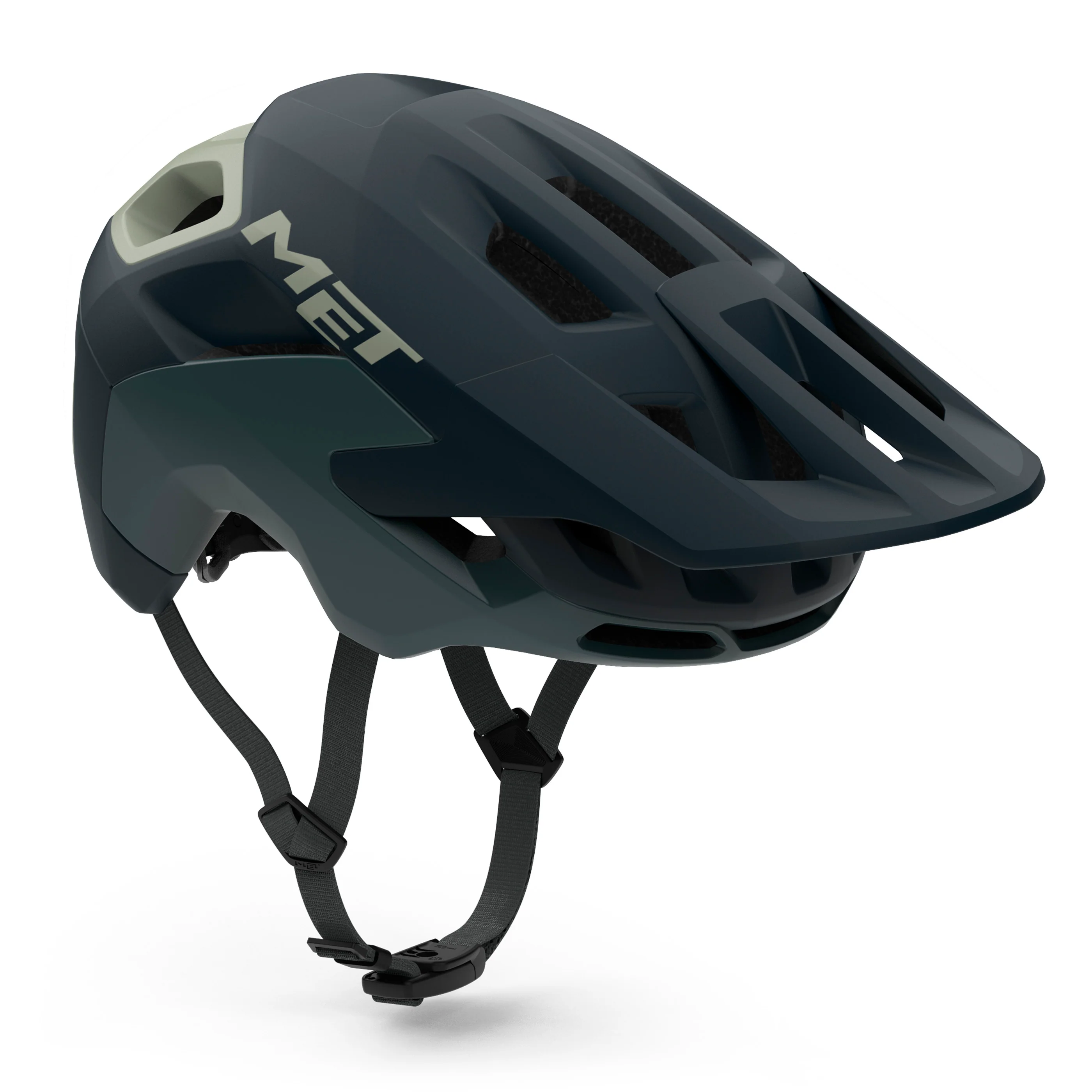 Kask MTB MET REVO MIPS niebieski/zielony