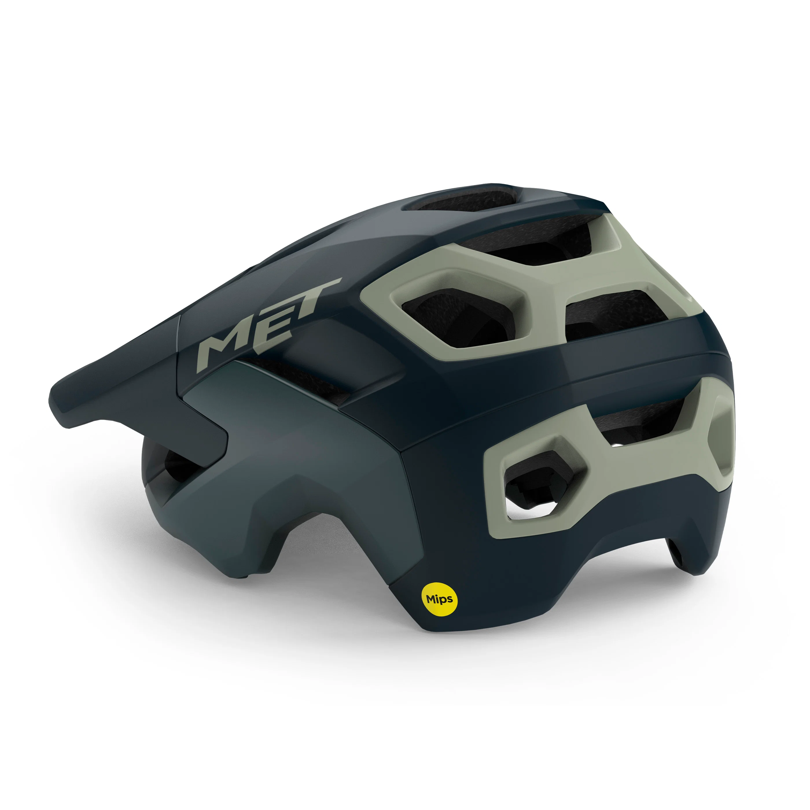 Kask MTB MET REVO MIPS niebieski/zielony - Image 4