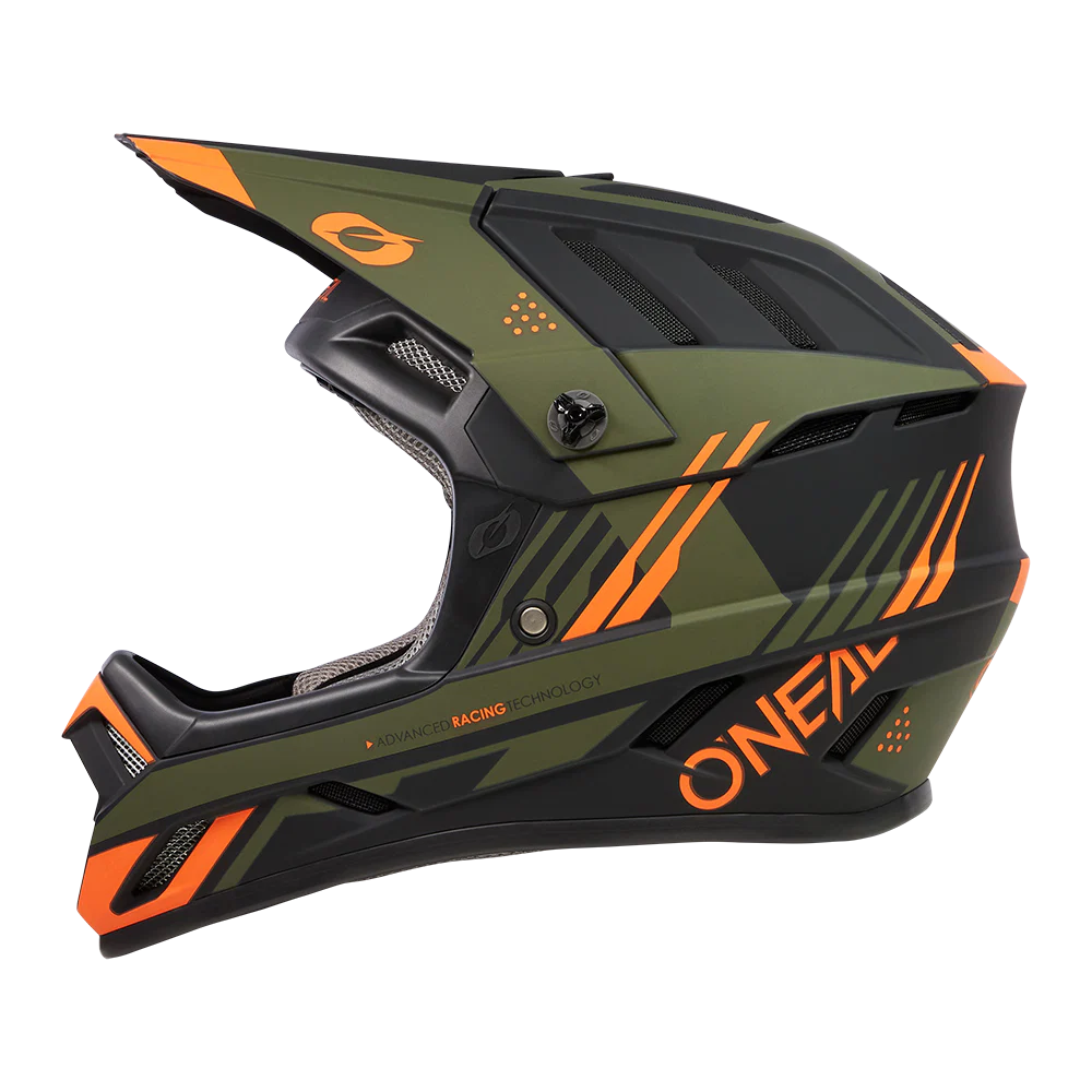 Kask MTB O'NEAL BACKFLIP STRIKE czarny/pomarańczowy/zielony - Image 2