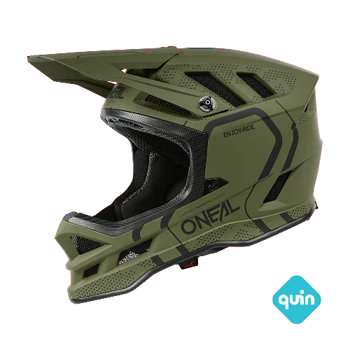 Kask MTB O'NEAL BLADE POLYACRYLITE STRIKE zielony/czarny