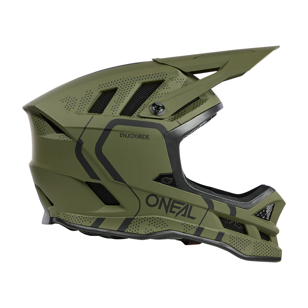 Kask MTB O'NEAL BLADE POLYACRYLITE STRIKE zielony/czarny - Image 2