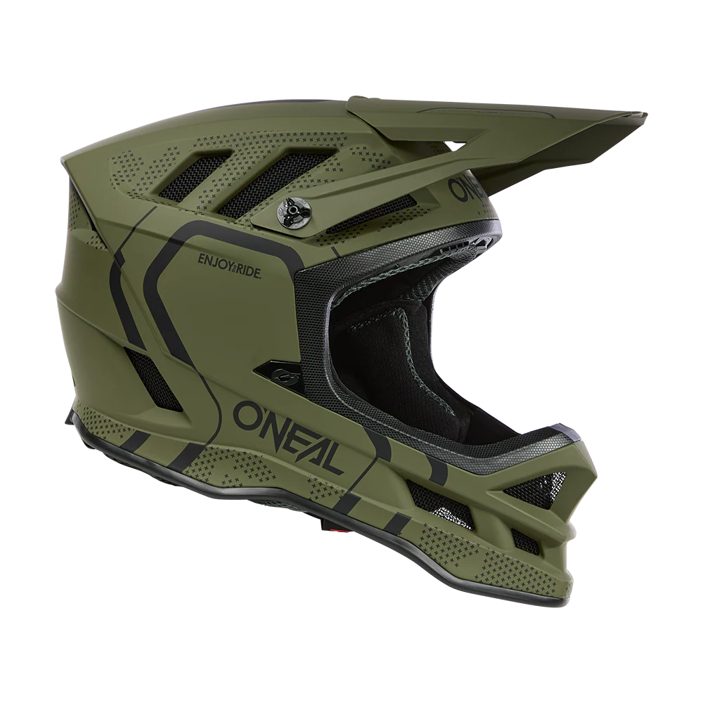 Kask MTB O'NEAL BLADE POLYACRYLITE STRIKE zielony/czarny - Image 3
