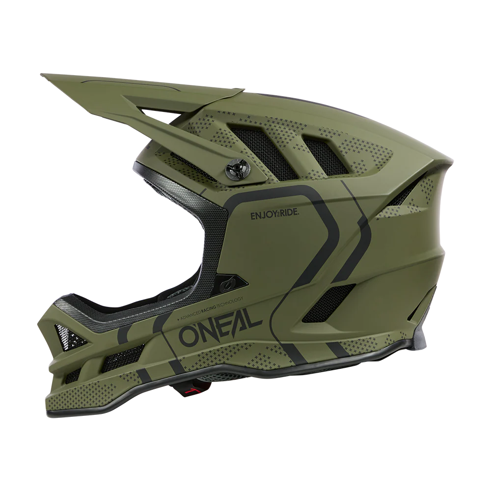 Kask MTB O'NEAL BLADE POLYACRYLITE STRIKE zielony/czarny - Image 4