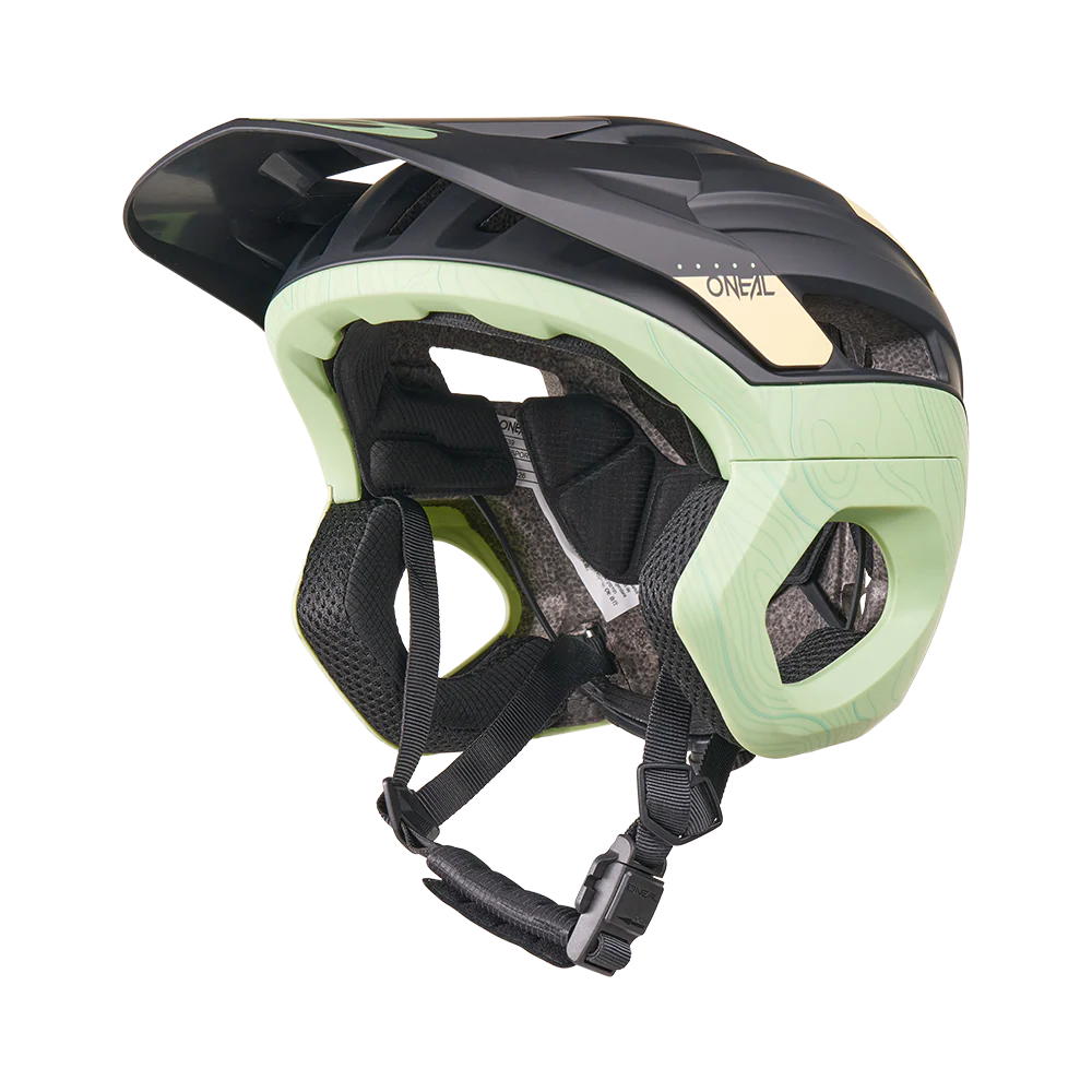 Kask MTB O'NEAL TRAPPER EVO TOPO czarny/piaskowy/miętowy - Image 3