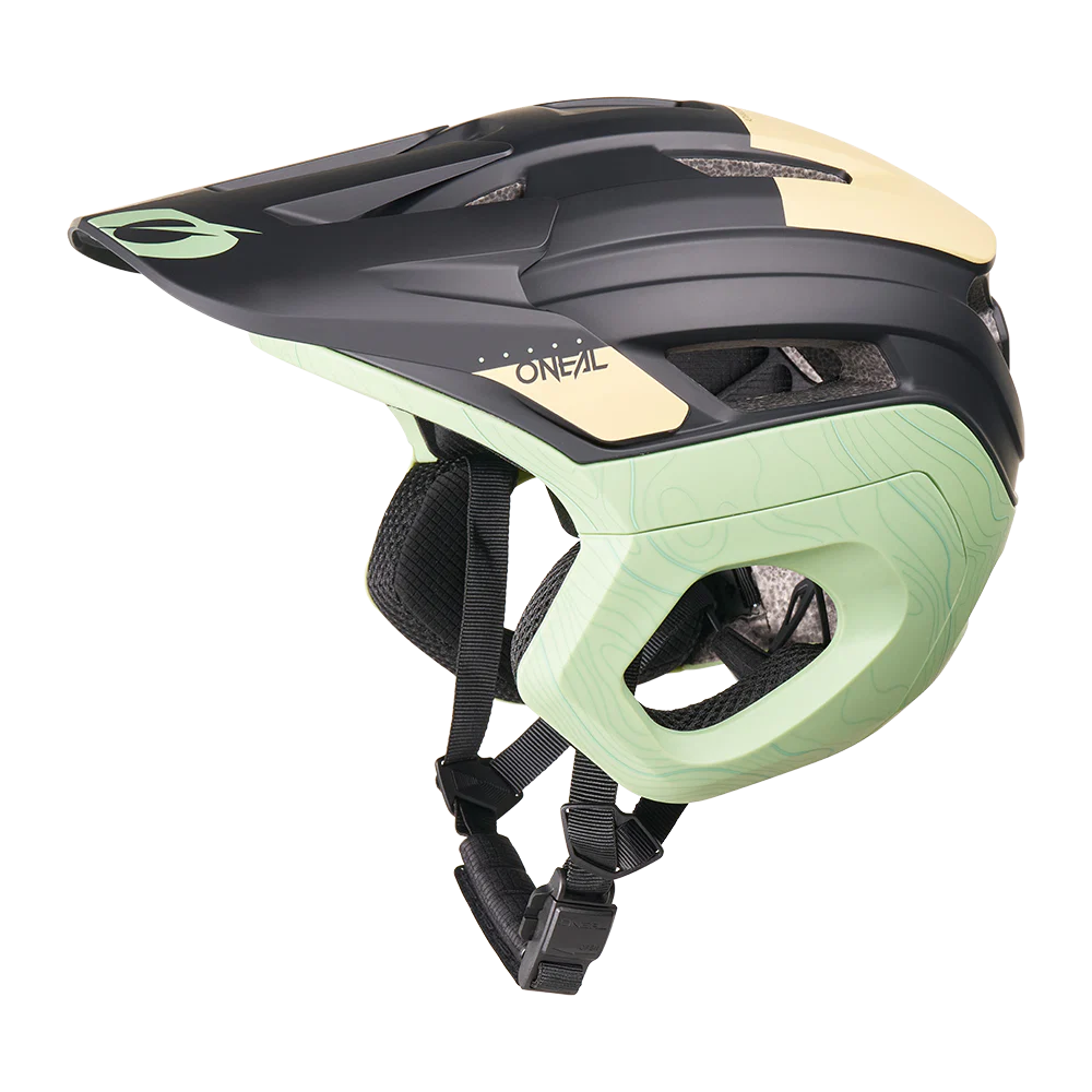 Kask MTB O'NEAL TRAPPER EVO TOPO czarny/piaskowy/miętowy - Image 4