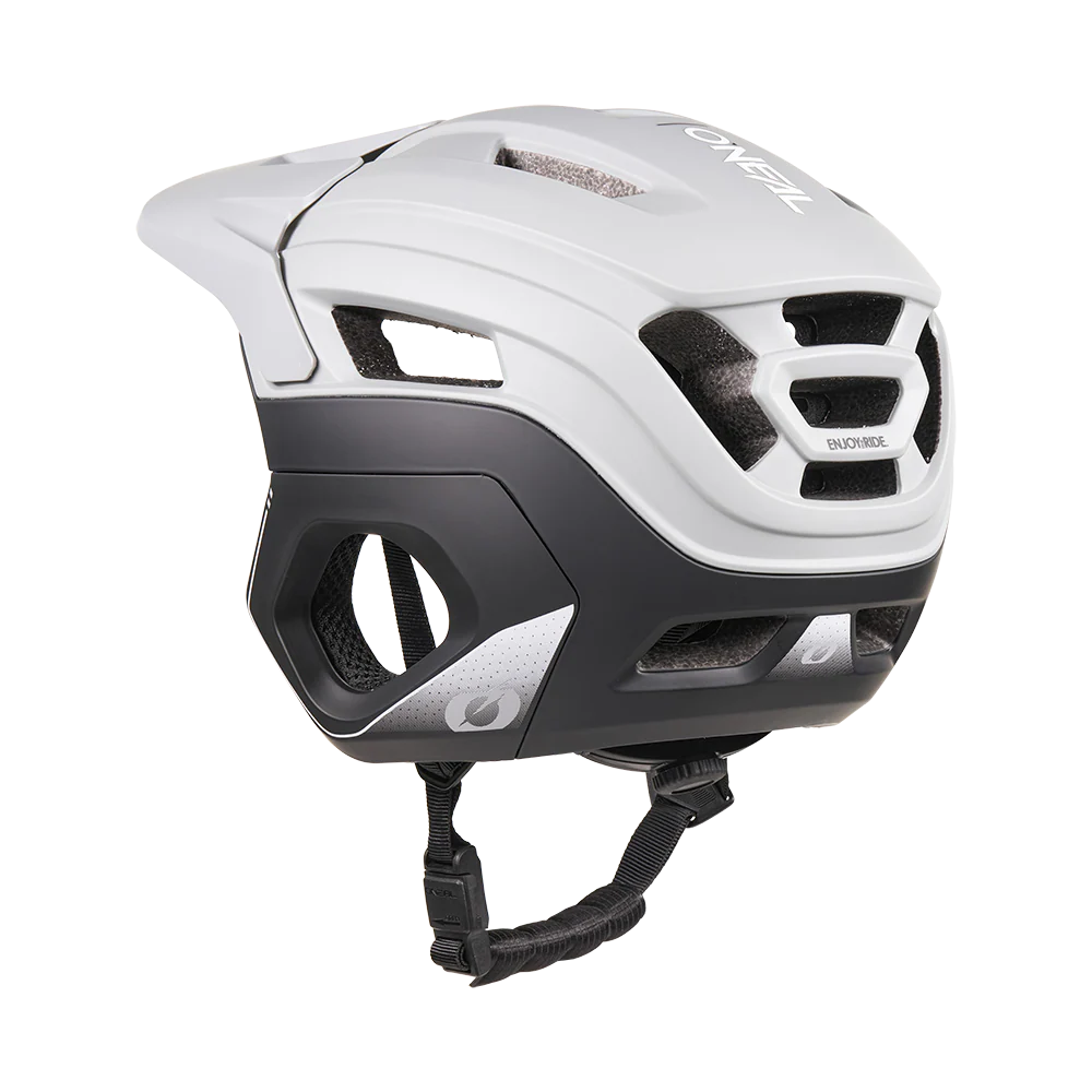 Kask MTB O'NEAL TRAPPER EVO SOLID czarny/szary - Image 2
