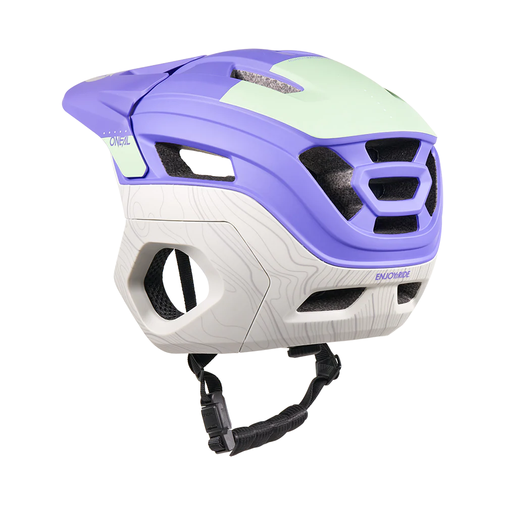 Kask MTB O'NEAL TRAPPER EVO TOPO fioletowy - Image 2