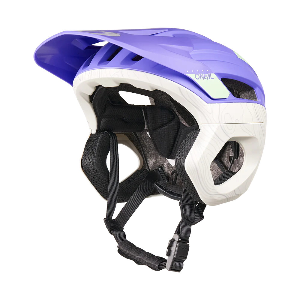 Kask MTB O'NEAL TRAPPER EVO TOPO fioletowy - Image 3