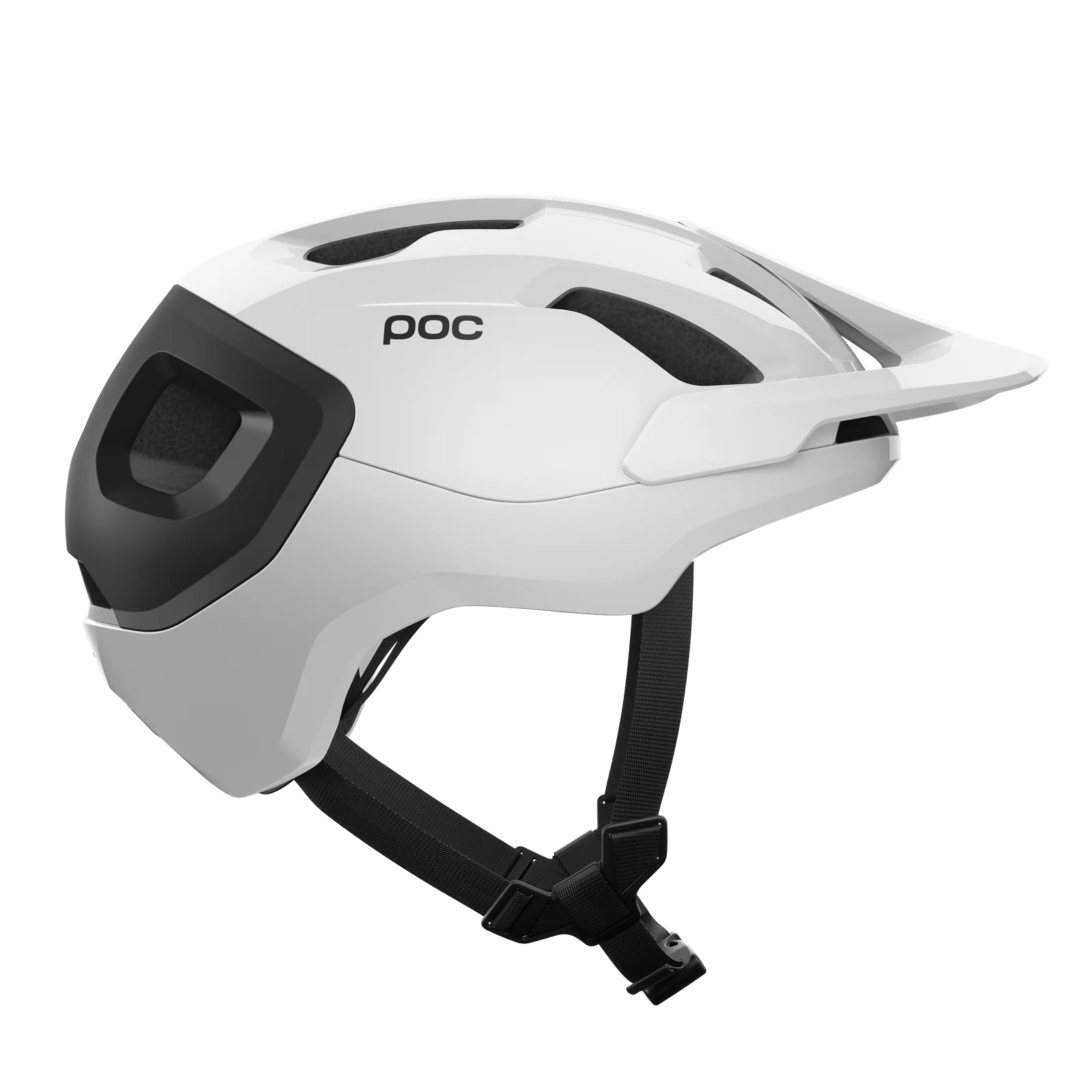 Kask MTB POC AXION RACE MIPS biały/czarny matowy - Image 2