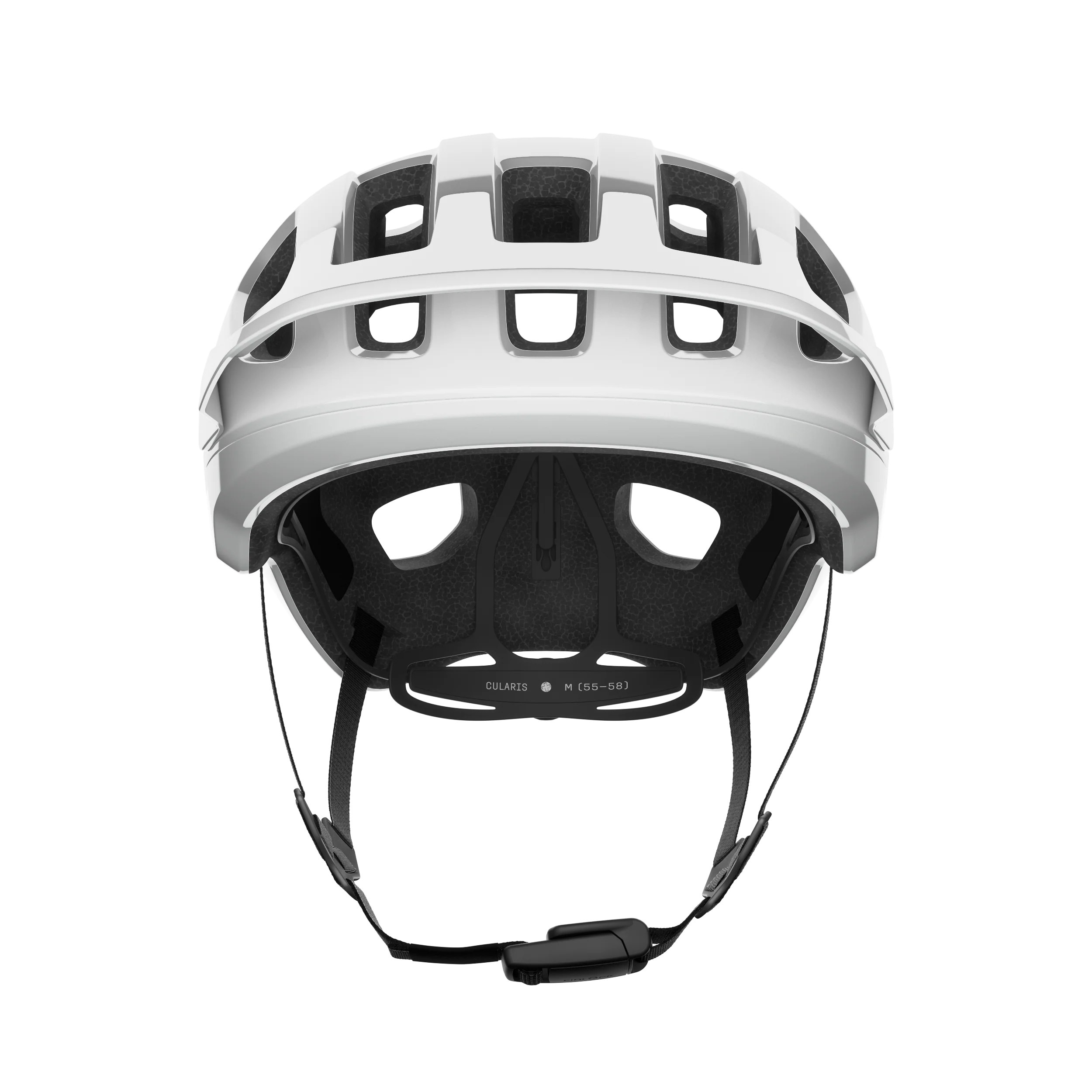 Kask MTB POC CULARIS biały/czarny z matowym logo - Image 2