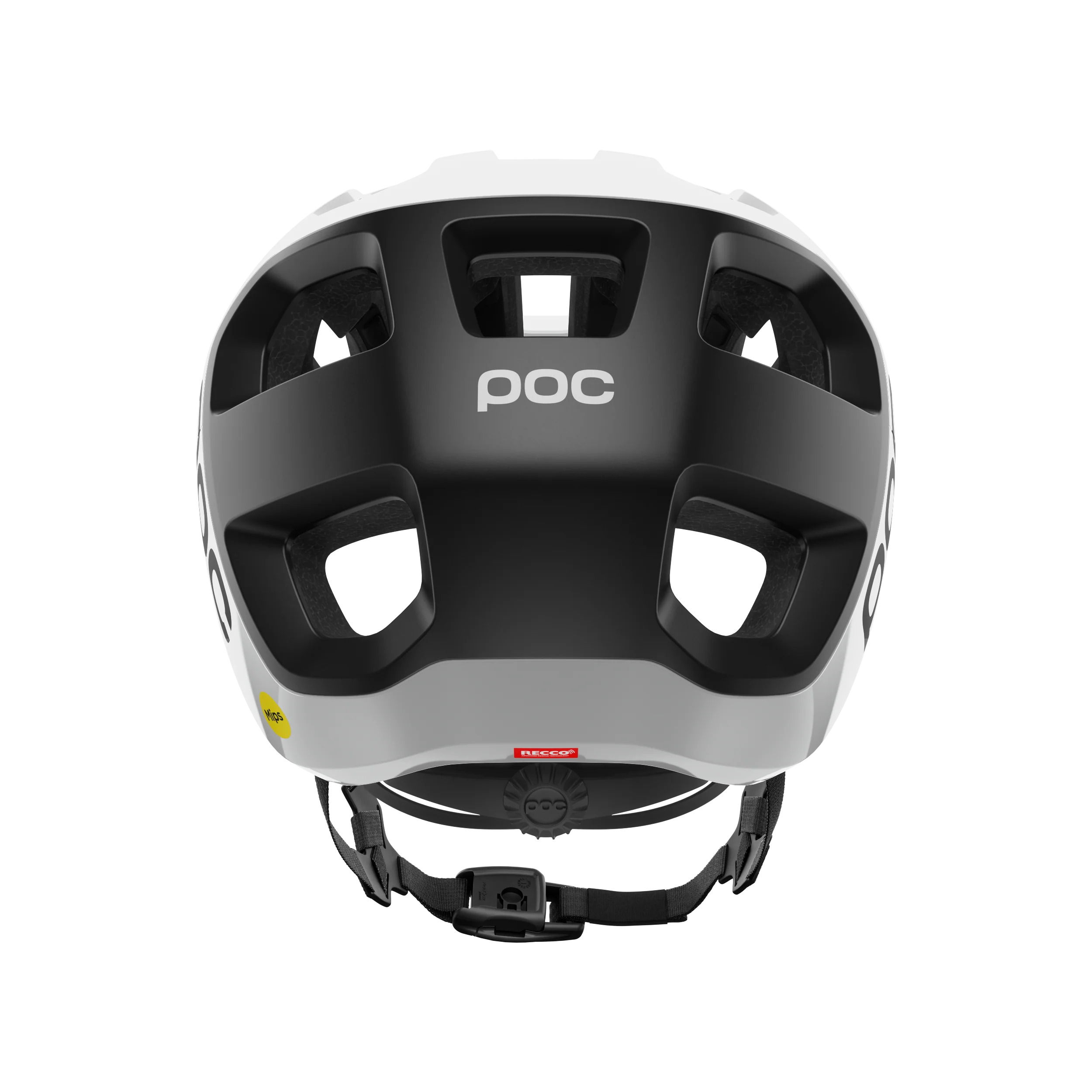 Kask MTB POC CULARIS biały/czarny z matowym logo - Image 4