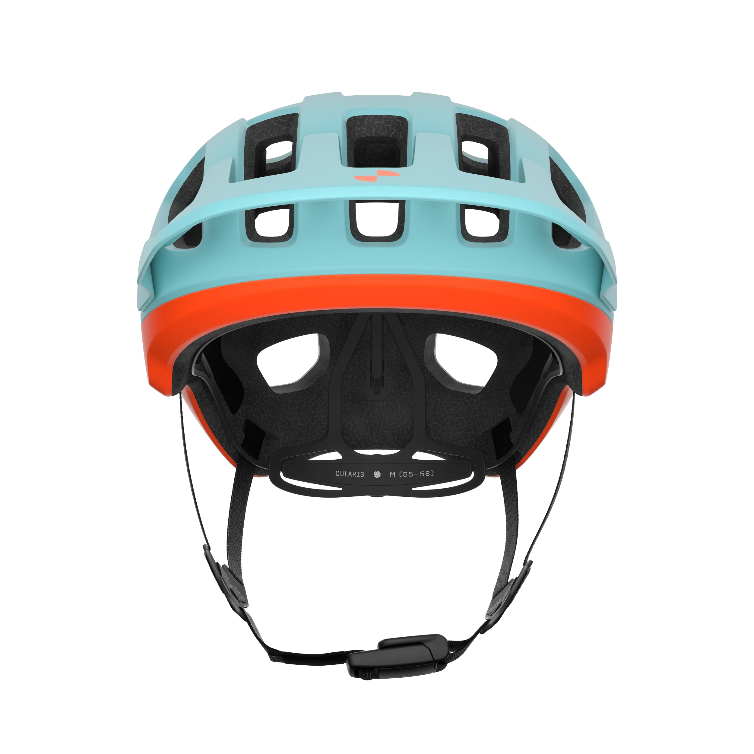 Kask MTB POC CULARIS niebieski/pomarańczowy matowy - Image 2