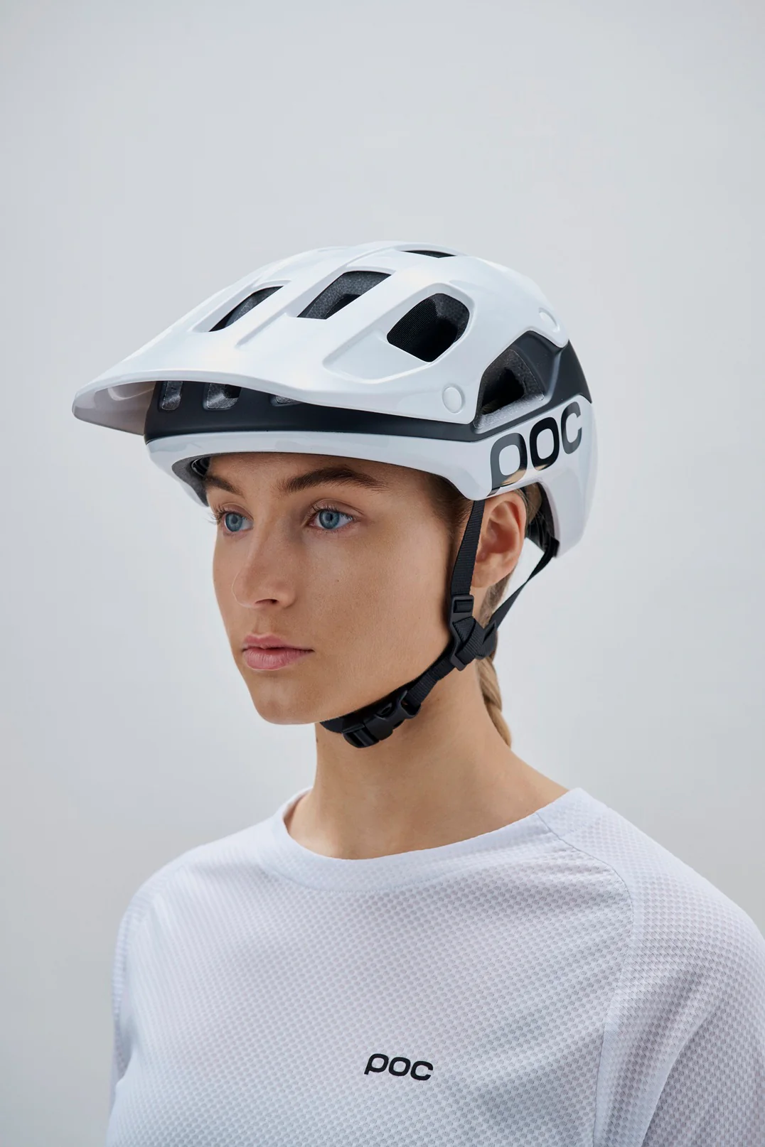 Kask MTB POC CULARIS PURE biały/czarny matowy - Image 5
