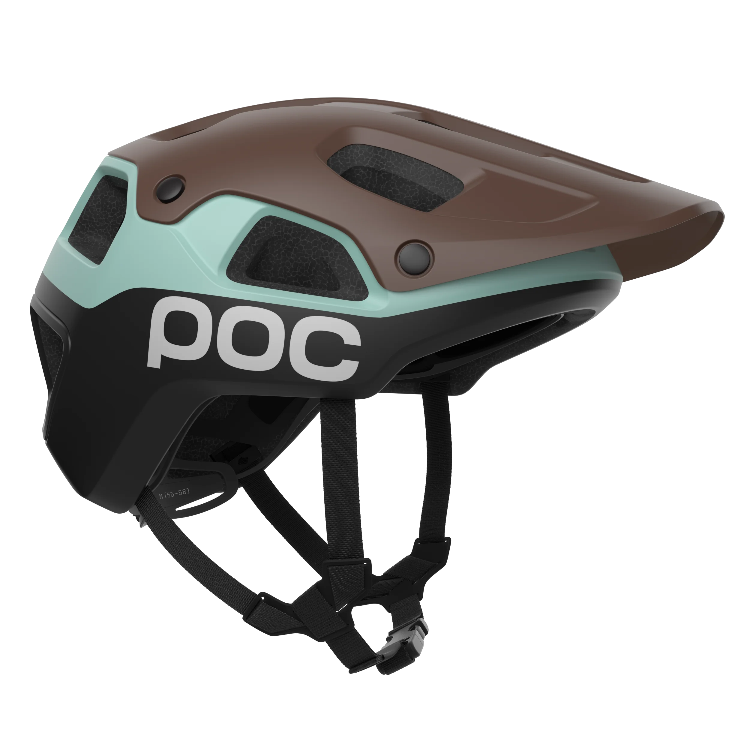Kask MTB POC CULARIS PURE brązowy/niebieski - Image 3