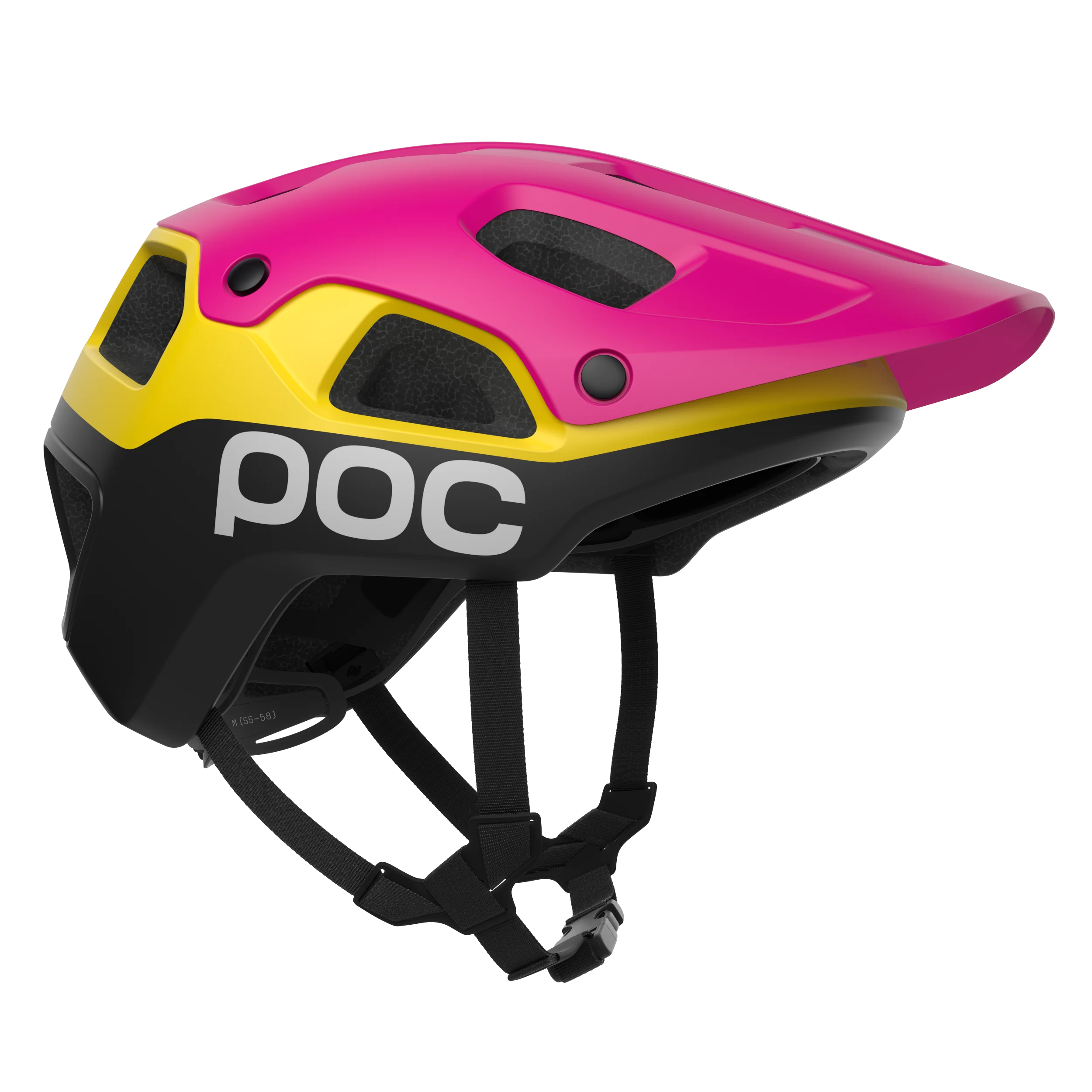Kask MTB POC CULARIS PURE różowy/żółty/czarny - Image 3