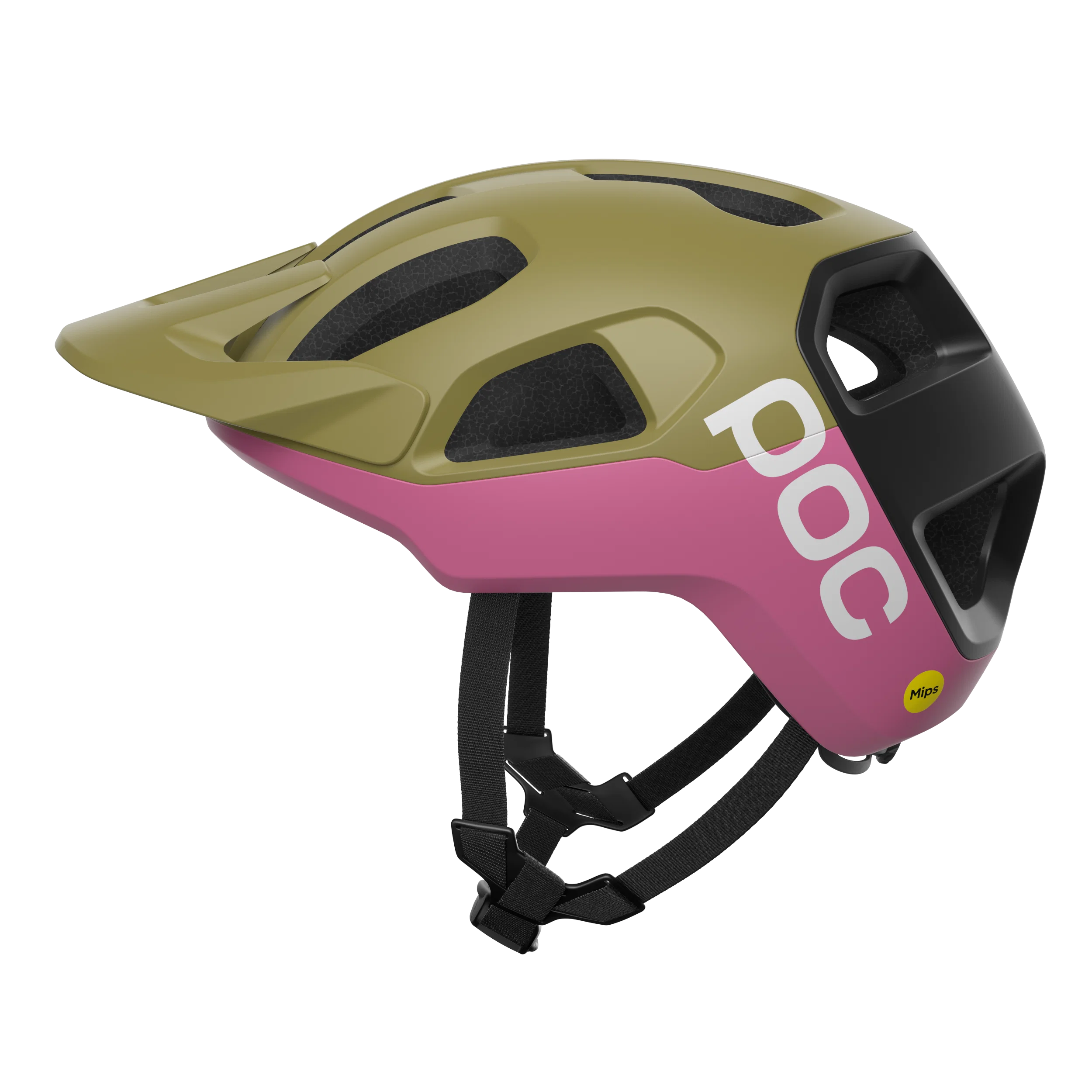 Kask MTB POC CULARIS zielony/różowy matowy