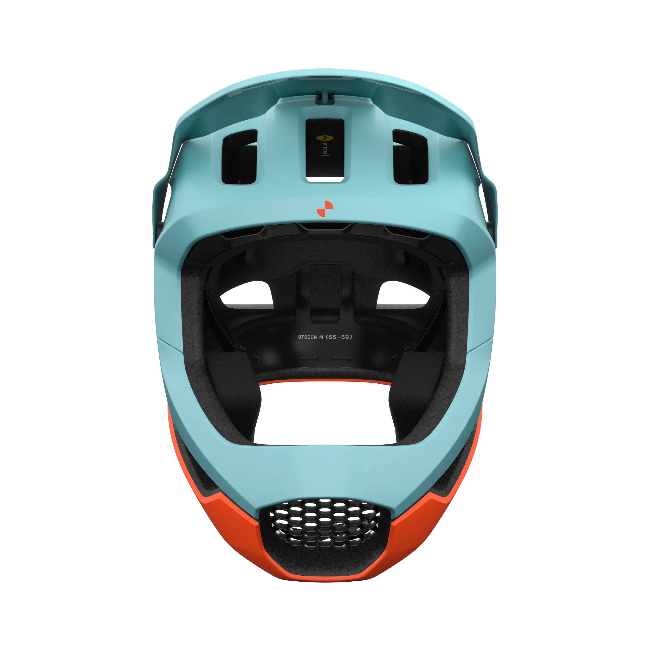 Kask MTB POC OTOCON RACE MIPS niebieski/pomarańczowy - Image 2