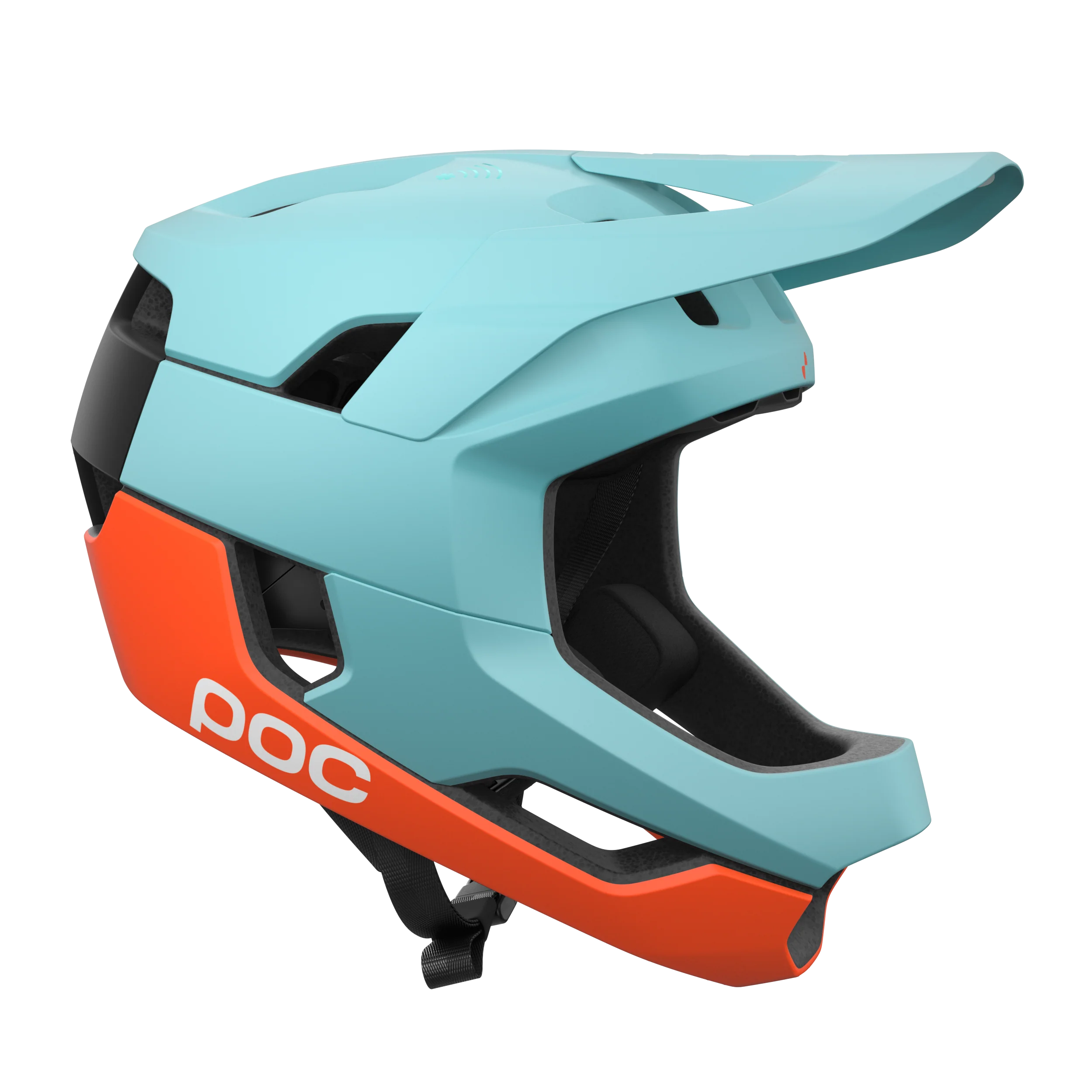 Kask MTB POC OTOCON RACE MIPS niebieski/pomarańczowy - Image 3