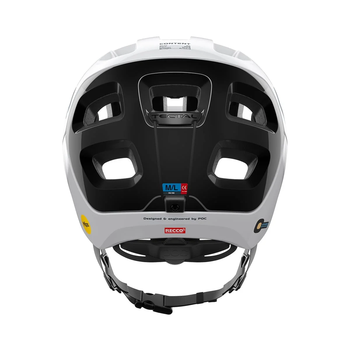 Kask MTB POC TECTAL RACE MIPS biały/czarny - Image 3