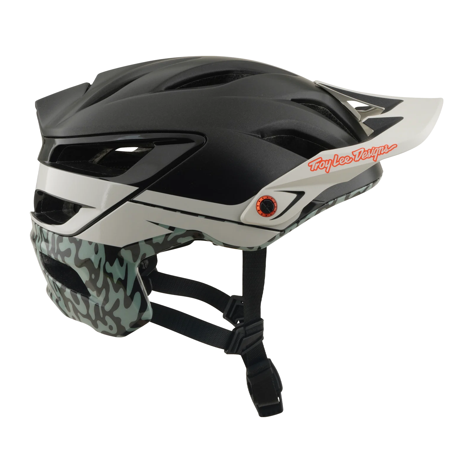 Kask MTB TROY LEE DESIGNS A3 MIPS HALO PUMICE Charcoal/White - Image 2