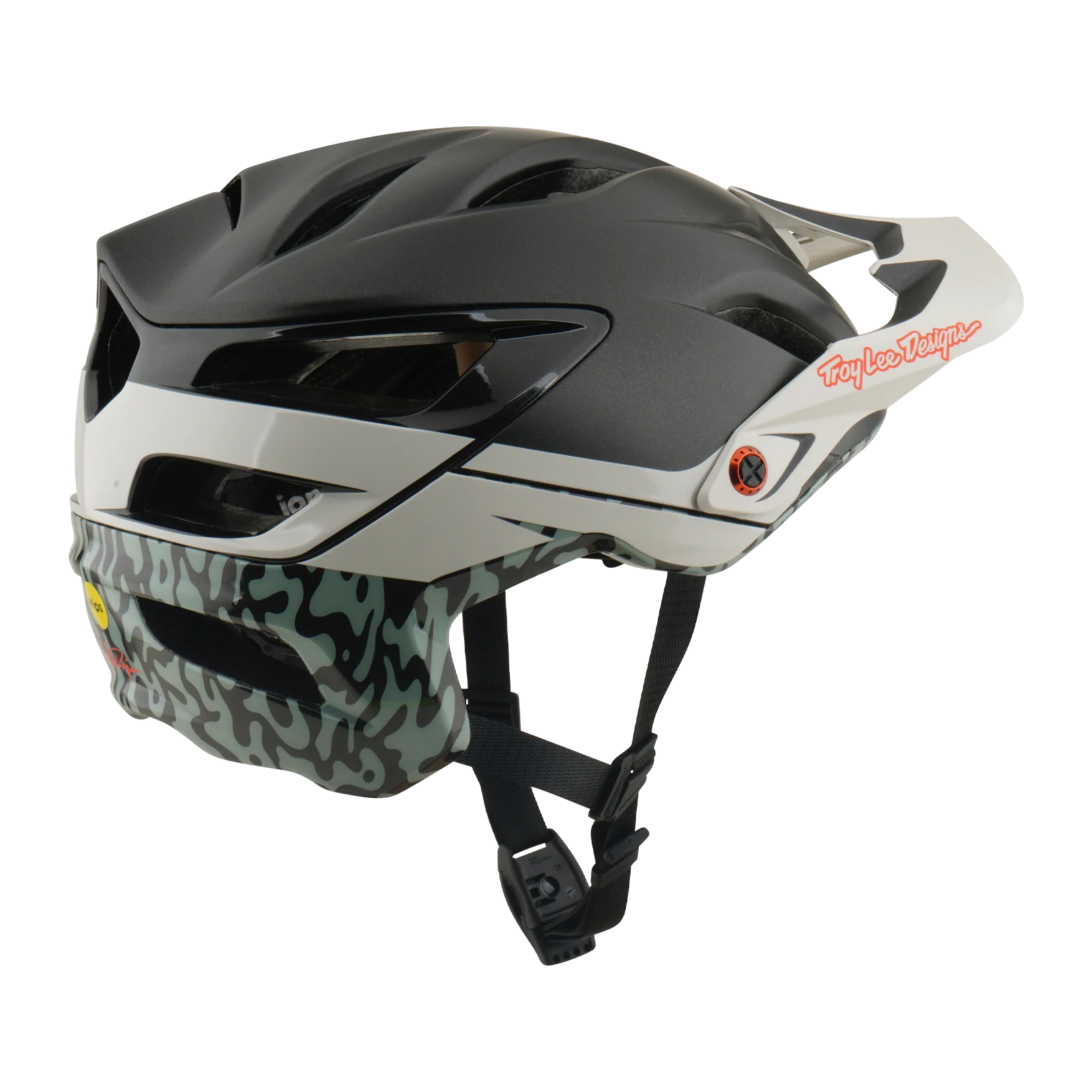 Kask MTB TROY LEE DESIGNS A3 MIPS HALO PUMICE Charcoal/White - Image 5