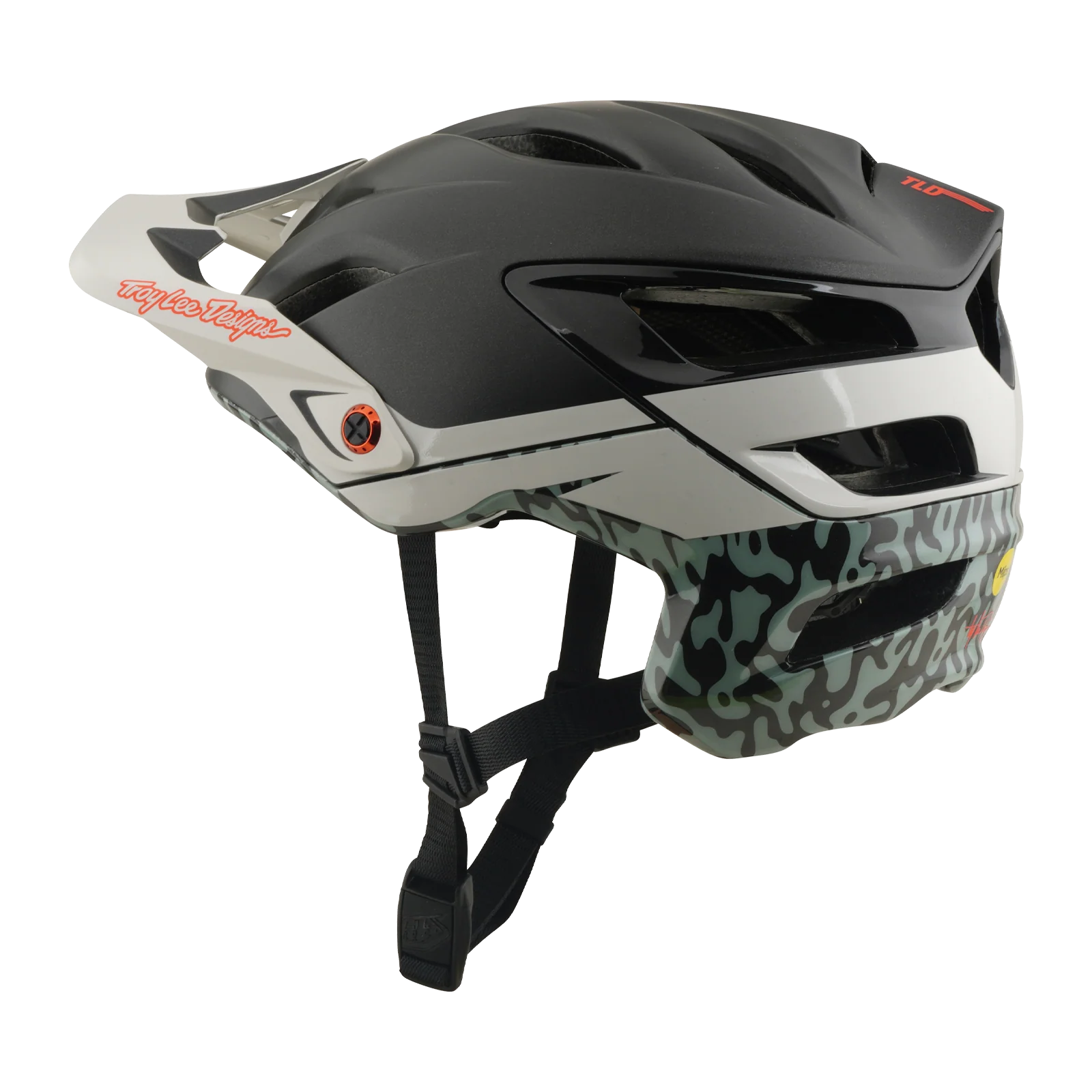 Kask MTB TROY LEE DESIGNS A3 MIPS HALO PUMICE Charcoal/White - Image 7