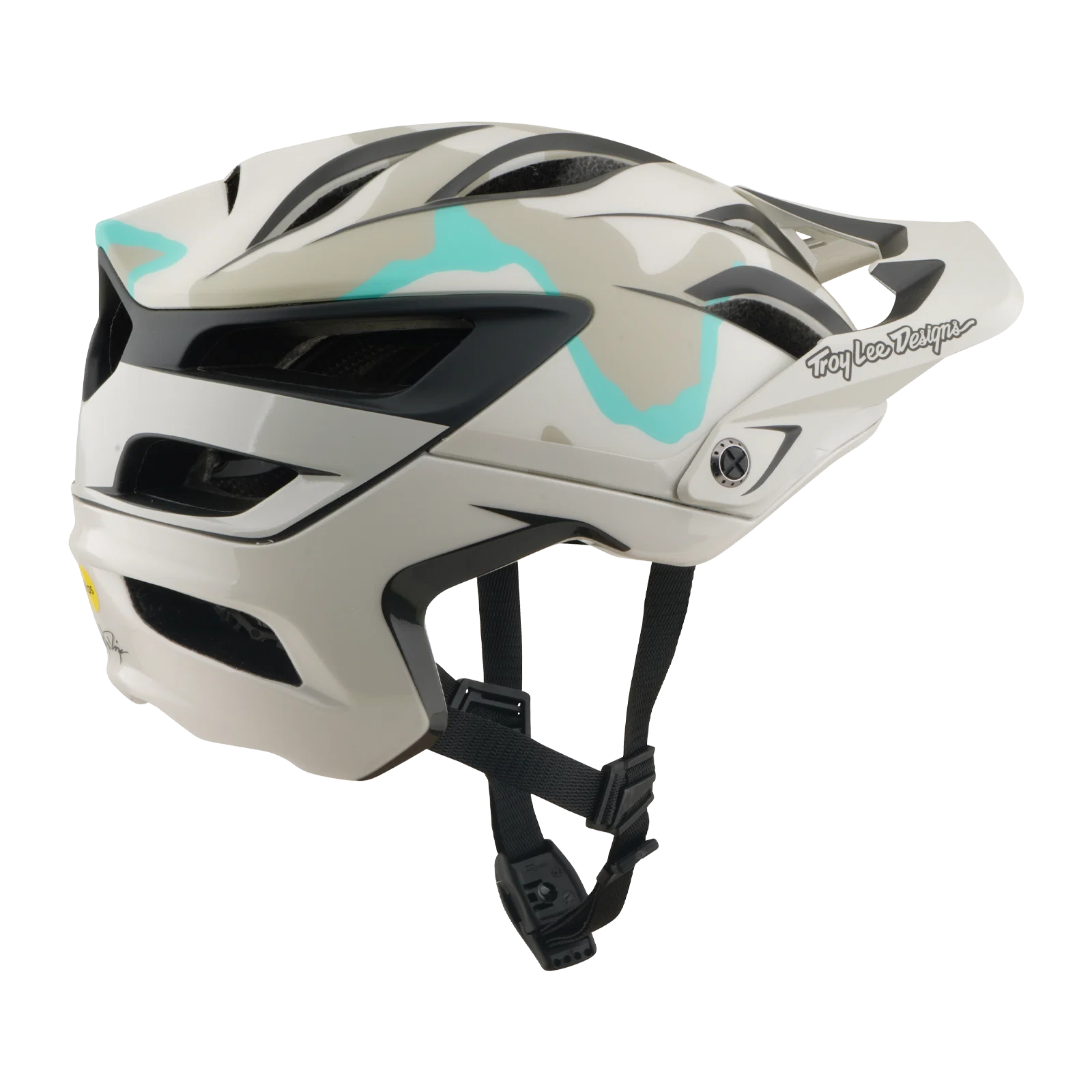 Kask MTB TROY LEE DESIGNS A3 MIPS HALO PUMICE White/Camo - Image 6