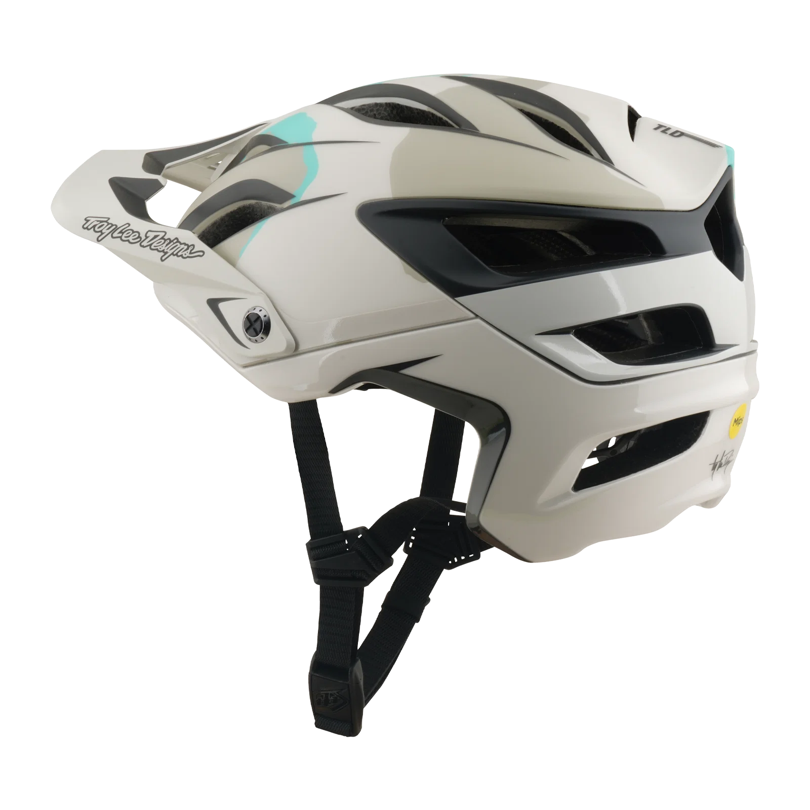 Kask MTB TROY LEE DESIGNS A3 MIPS HALO PUMICE White/Camo - Image 7