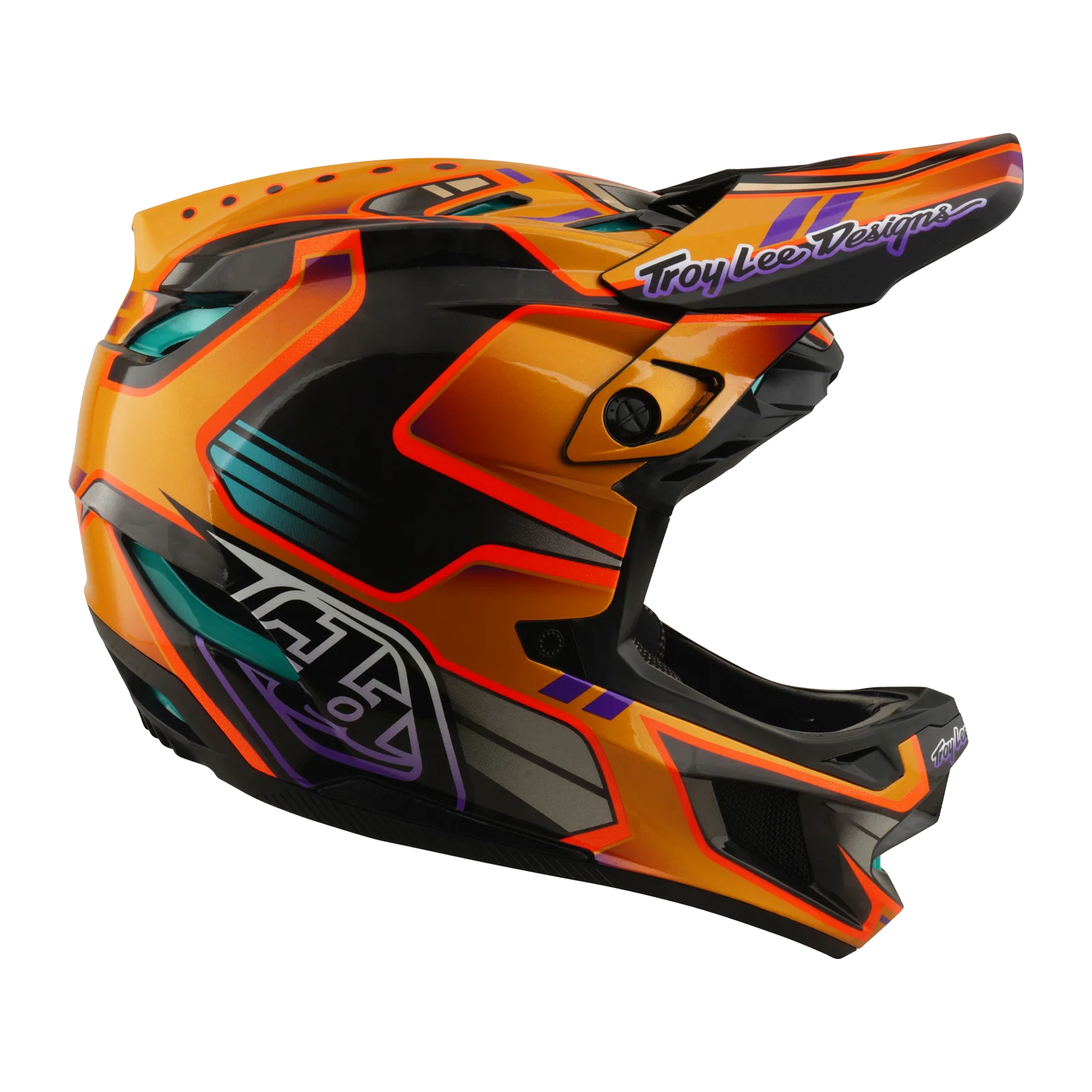 Kask MTB TROY LEE DESIGNS D4 CARBON MIPS Crest Gold - Image 6
