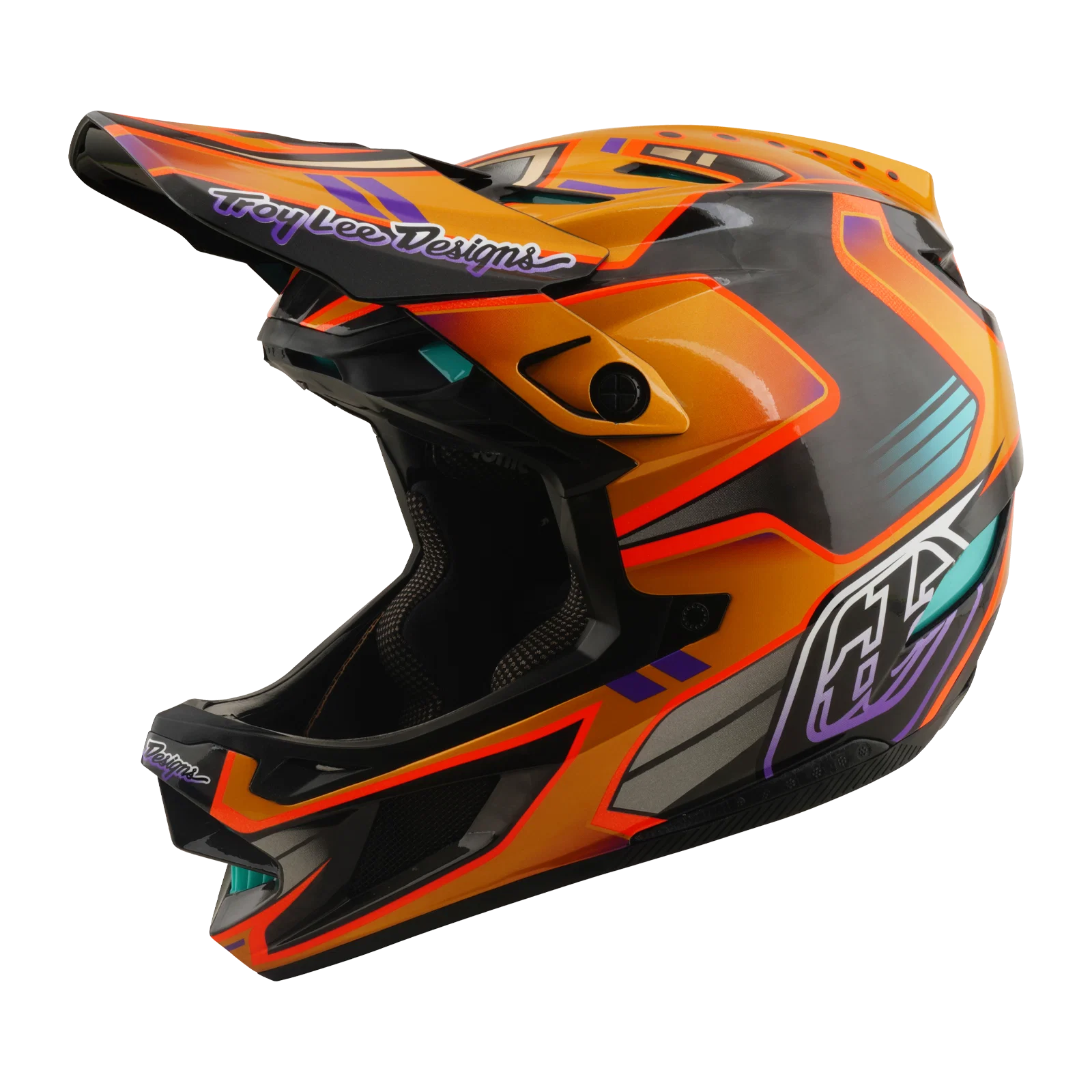Kask MTB TROY LEE DESIGNS D4 CARBON MIPS Crest Gold - Image 7