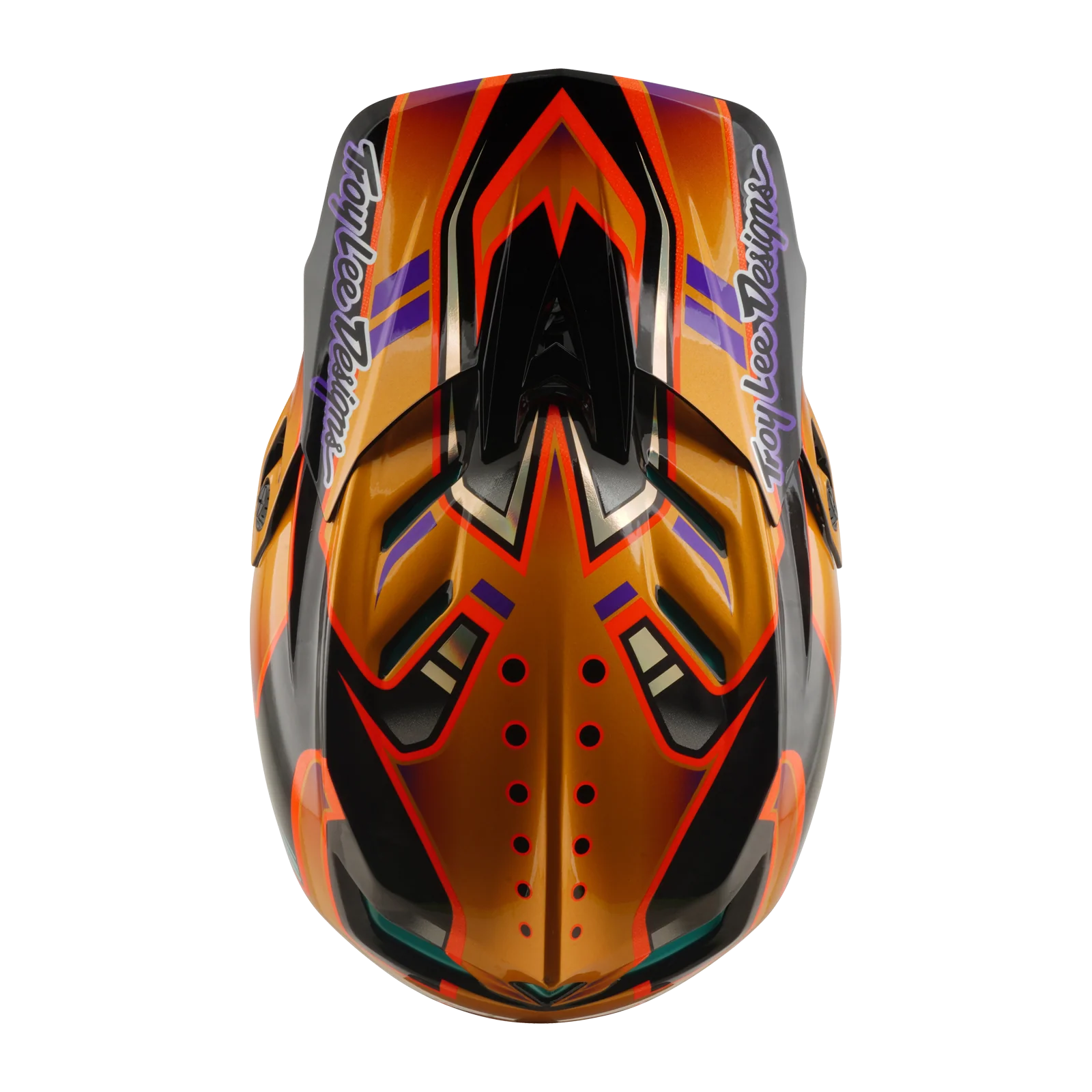 Kask MTB TROY LEE DESIGNS D4 CARBON MIPS Crest Gold - Image 8