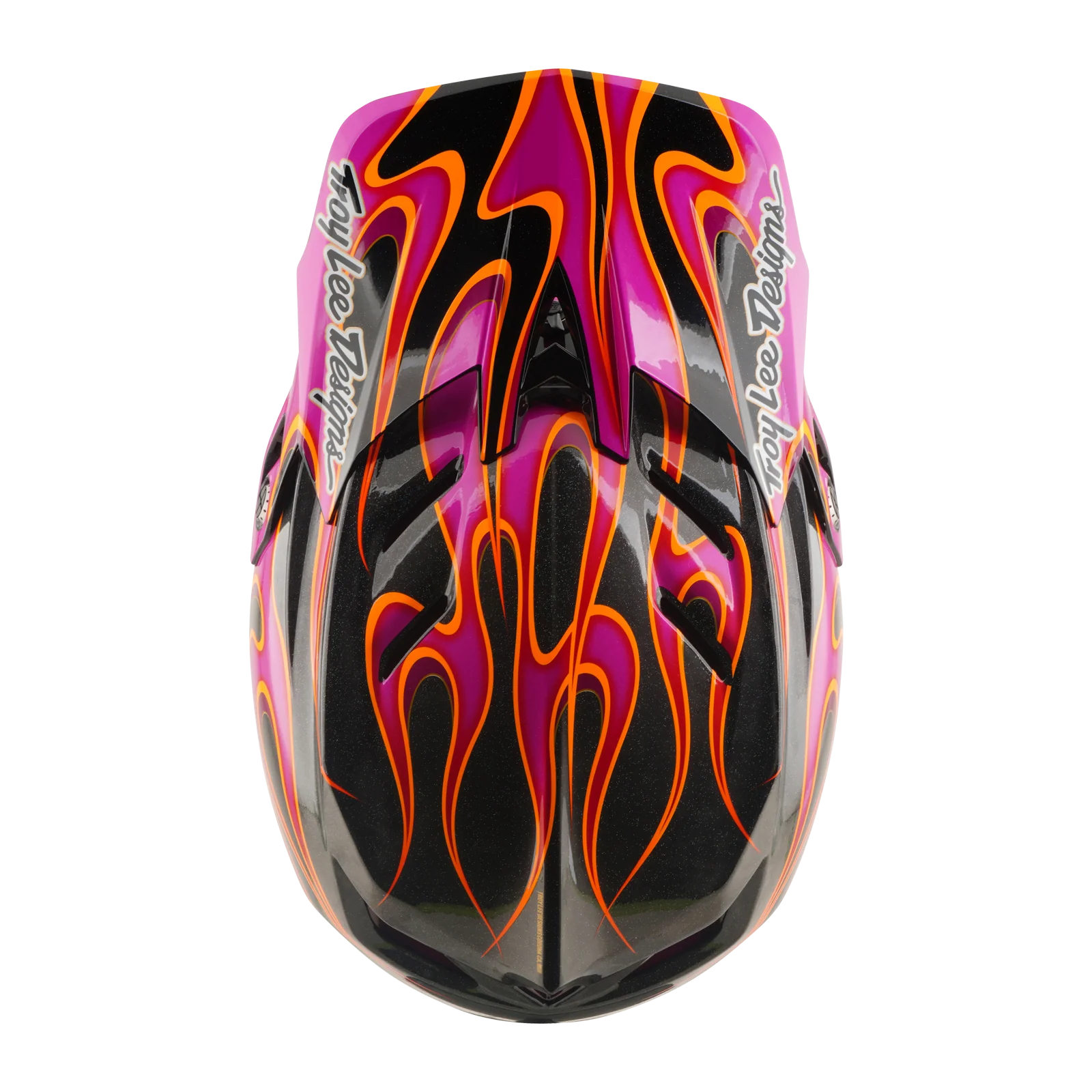 Kask MTB TROY LEE DESIGNS D4 CARBON MIPS Torched Carbon/Magenta - Image 9