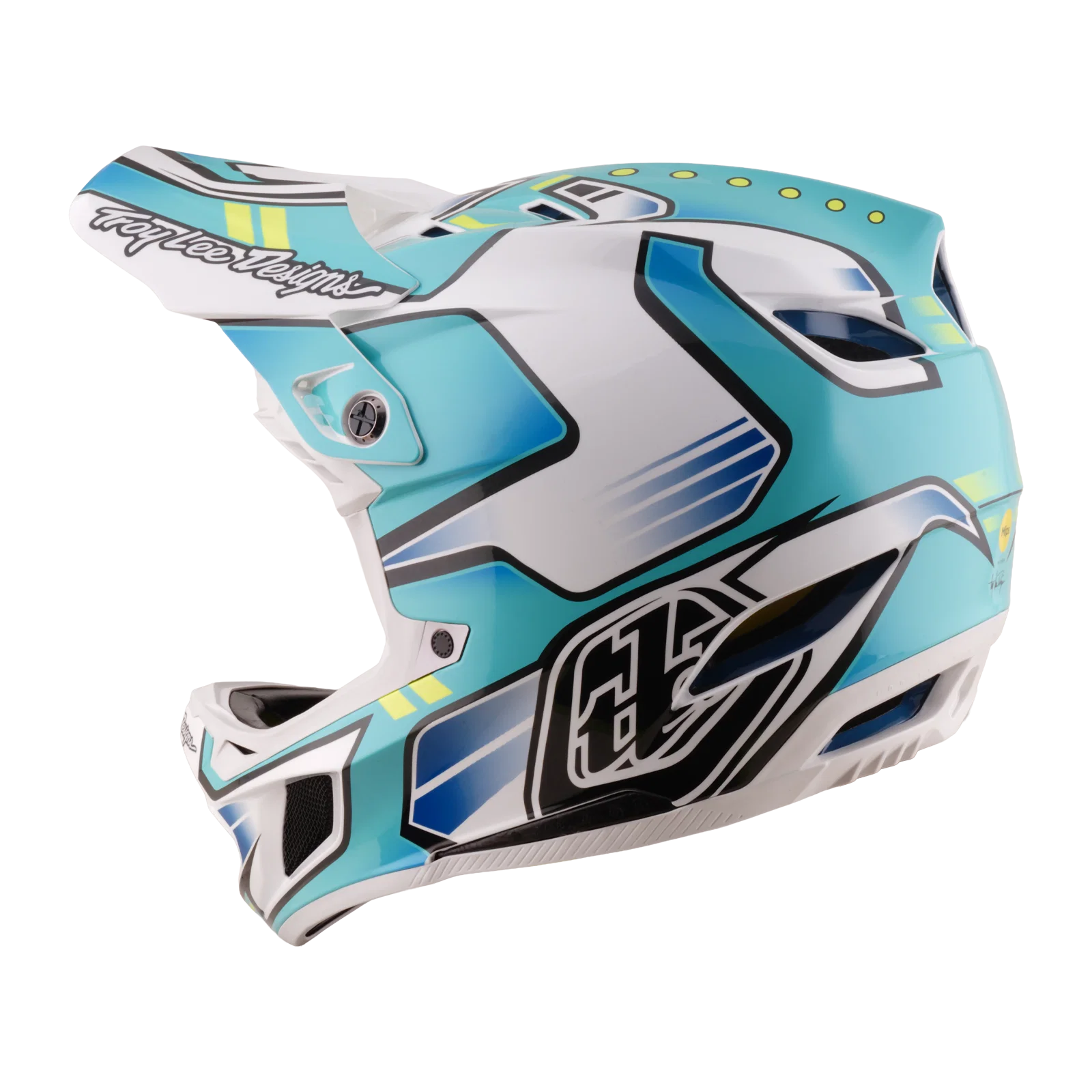 Kask MTB TROY LEE DESIGNS D4 COMPOSITE MIPS CREST REAL Green - Image 3