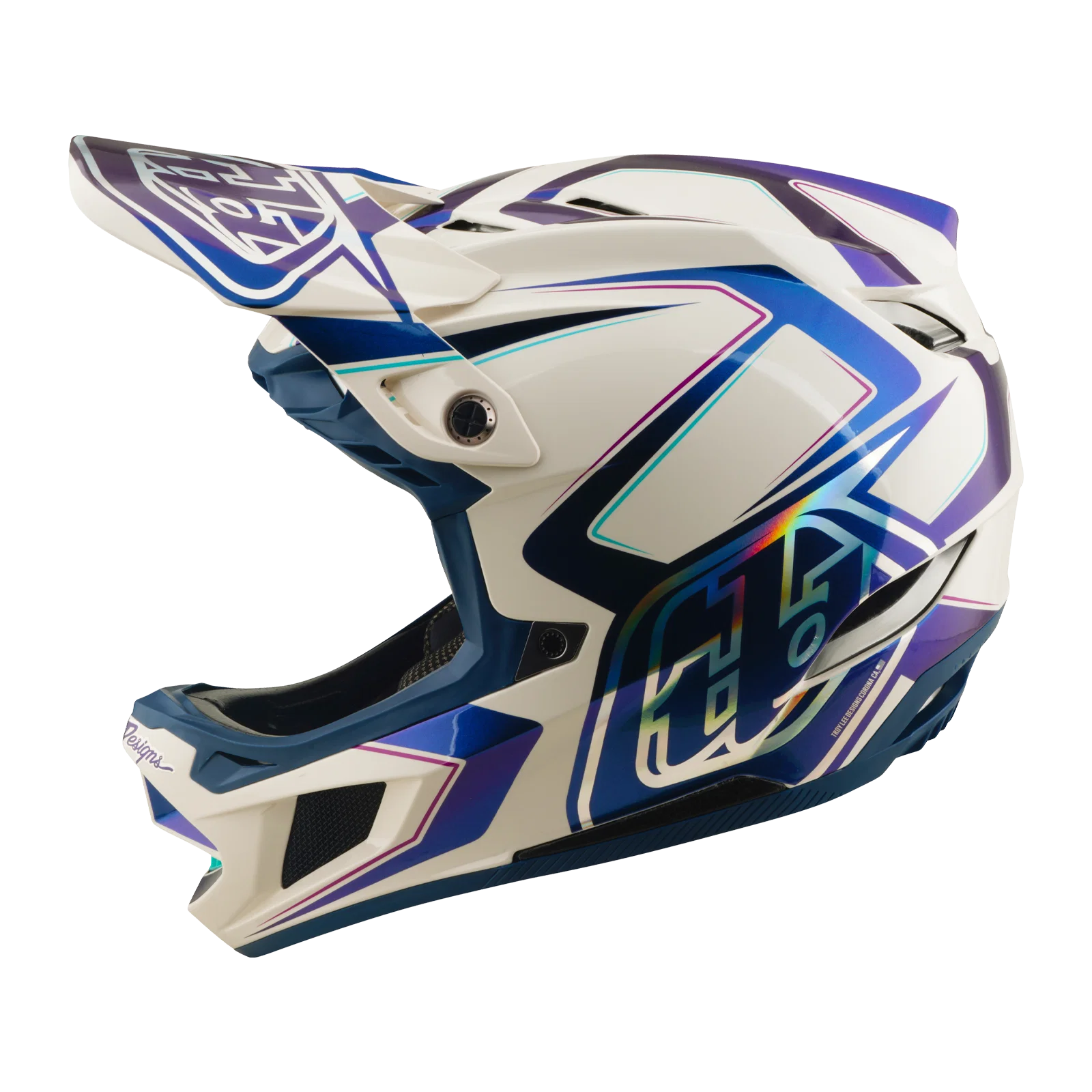 Kask MTB TROY LEE DESIGNS D4 COMPOSITE MIPS FLARED biały