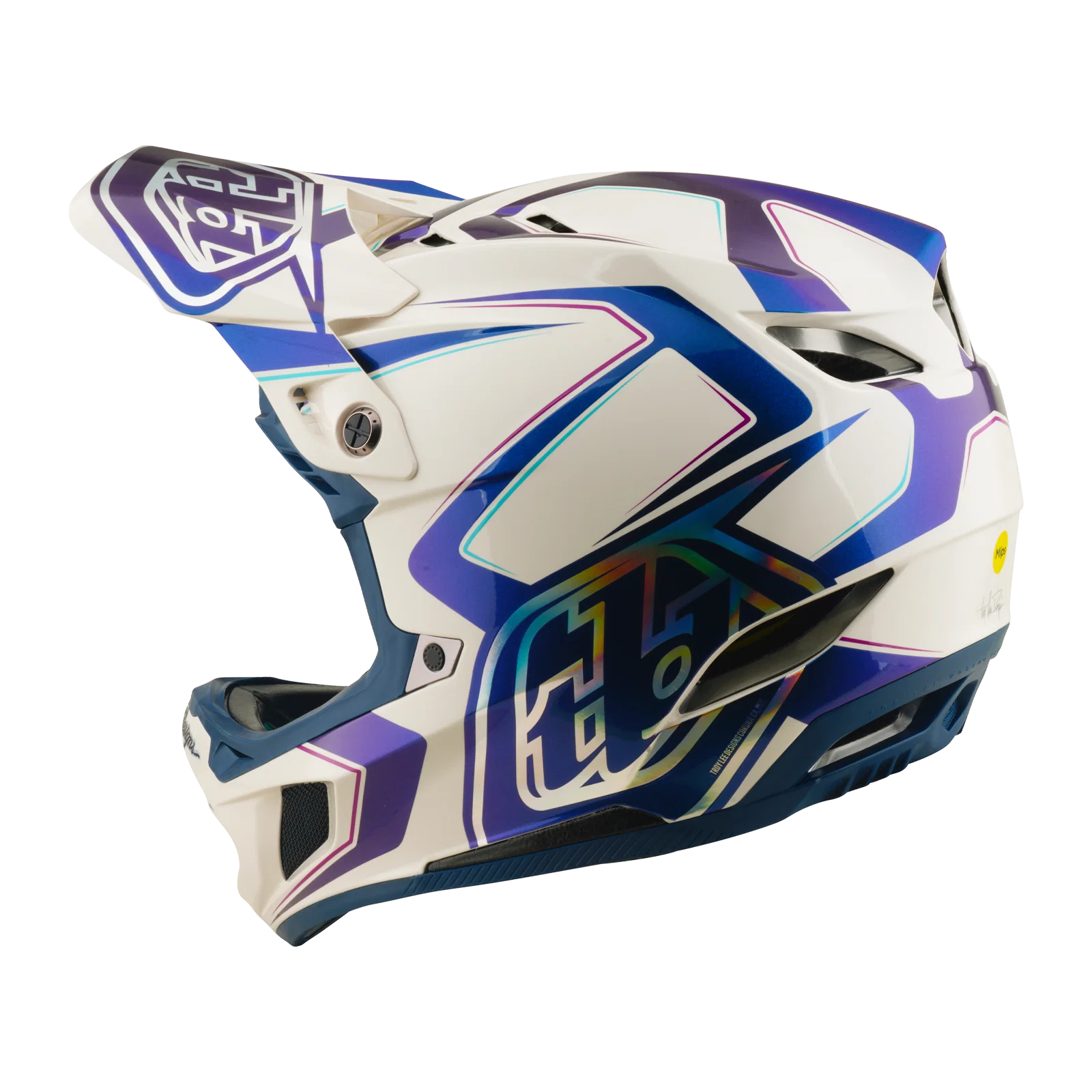 Kask MTB TROY LEE DESIGNS D4 COMPOSITE MIPS FLARED biały - Image 3