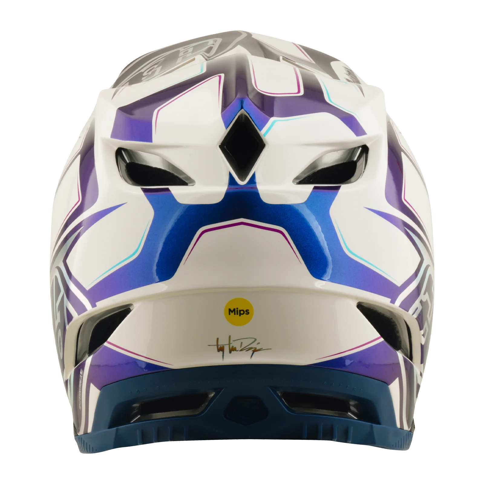 Kask MTB TROY LEE DESIGNS D4 COMPOSITE MIPS FLARED biały - Image 4