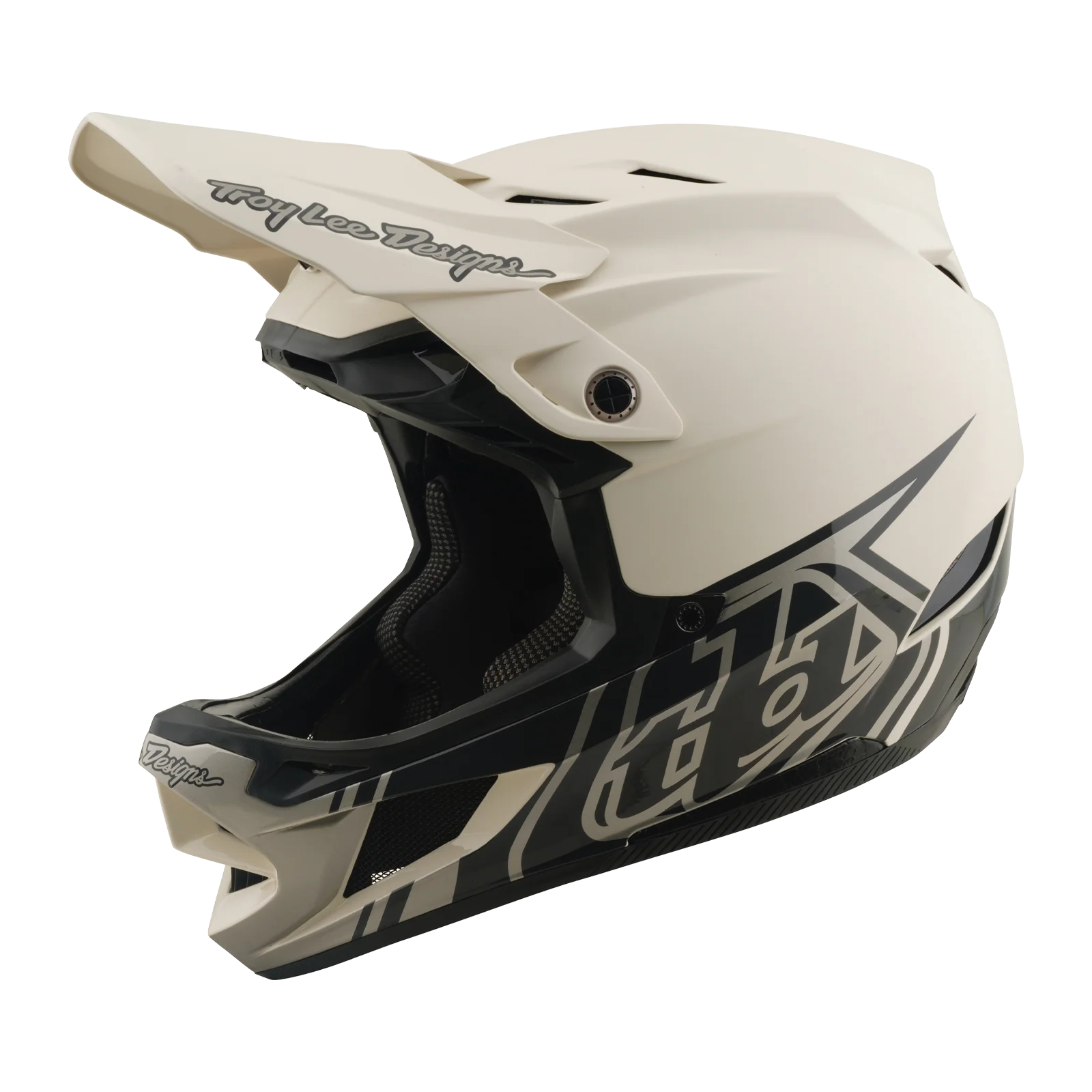 Kask MTB TROY LEE DESIGNS D4 COMPOSITE MIPS STEALTH PUMICE biały
