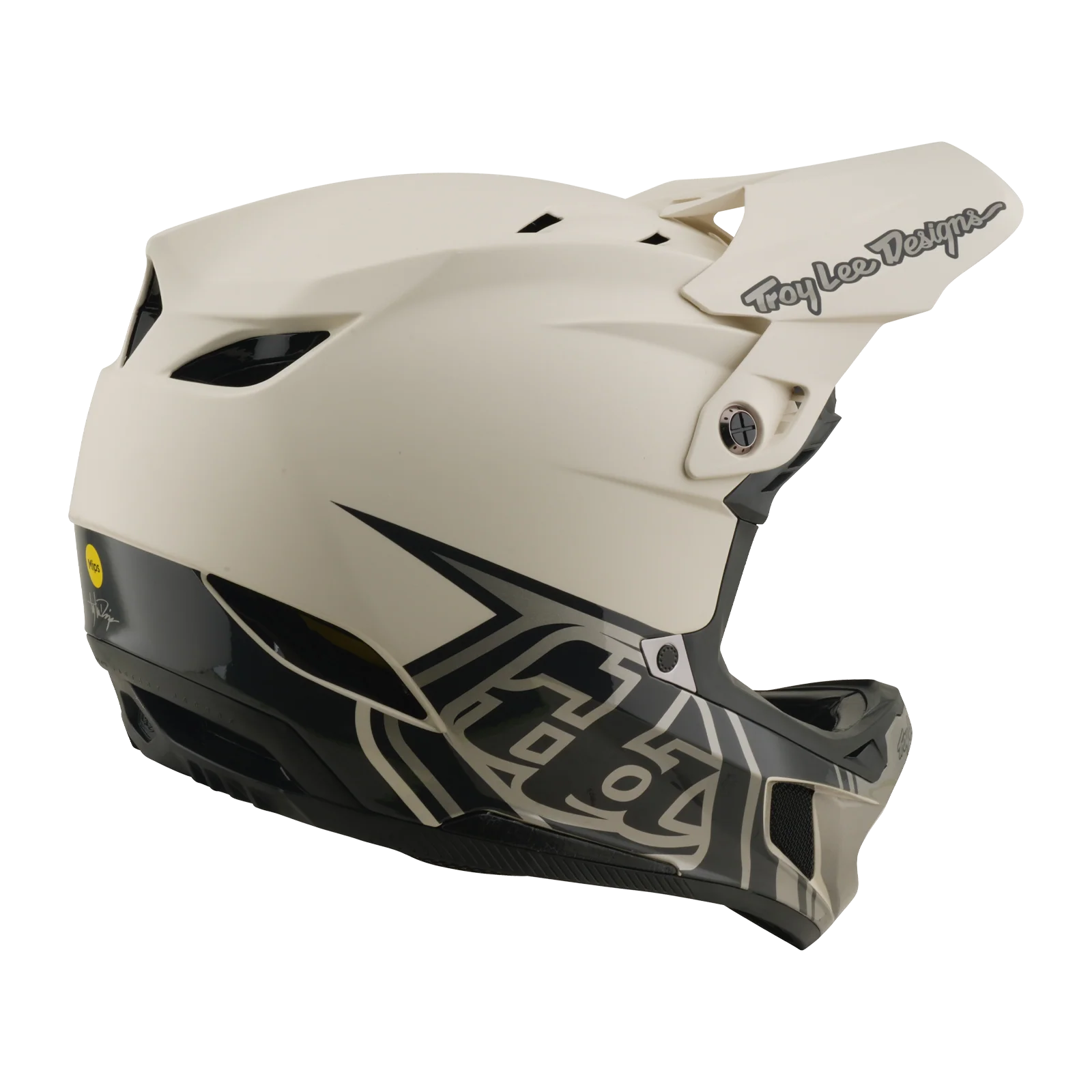 Kask MTB TROY LEE DESIGNS D4 COMPOSITE MIPS STEALTH PUMICE biały - Image 7