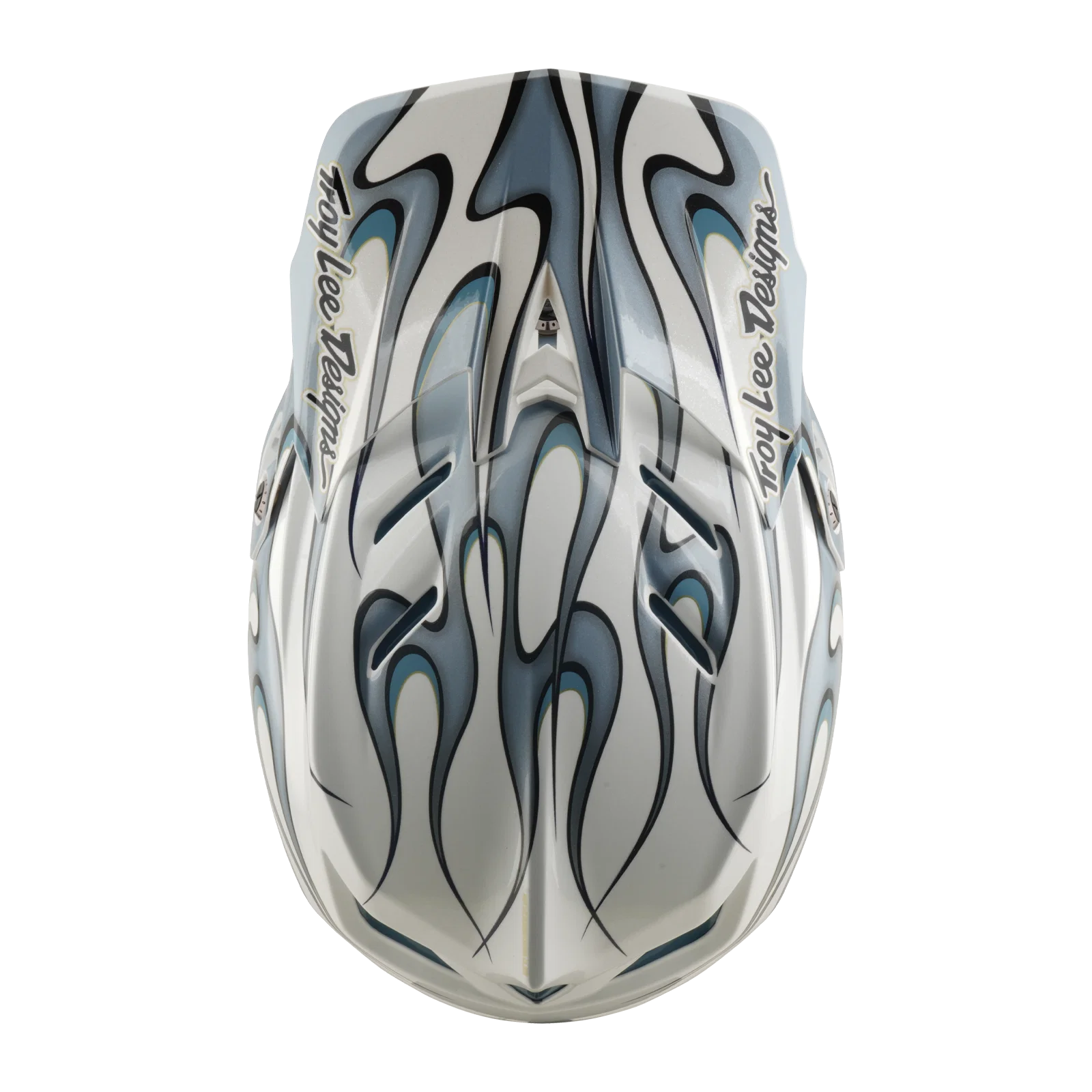 Kask MTB TROY LEE DESIGNS D4 COMPOSITE MIPS TORCHED biały/srebrny - Image 8
