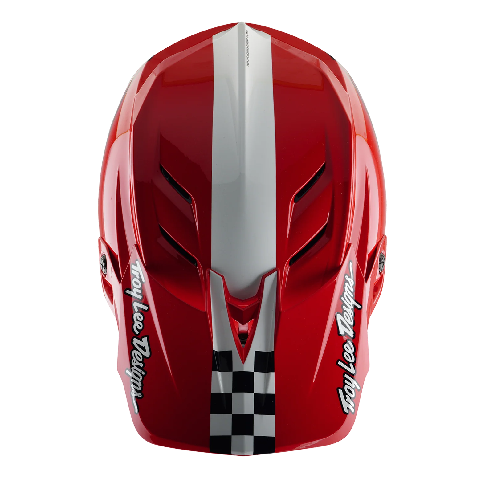 Kask MTB TROY LEE DESIGNS D4 POLYACRYLITE MIPS FIFTY 50 biały/czerwony - Image 8