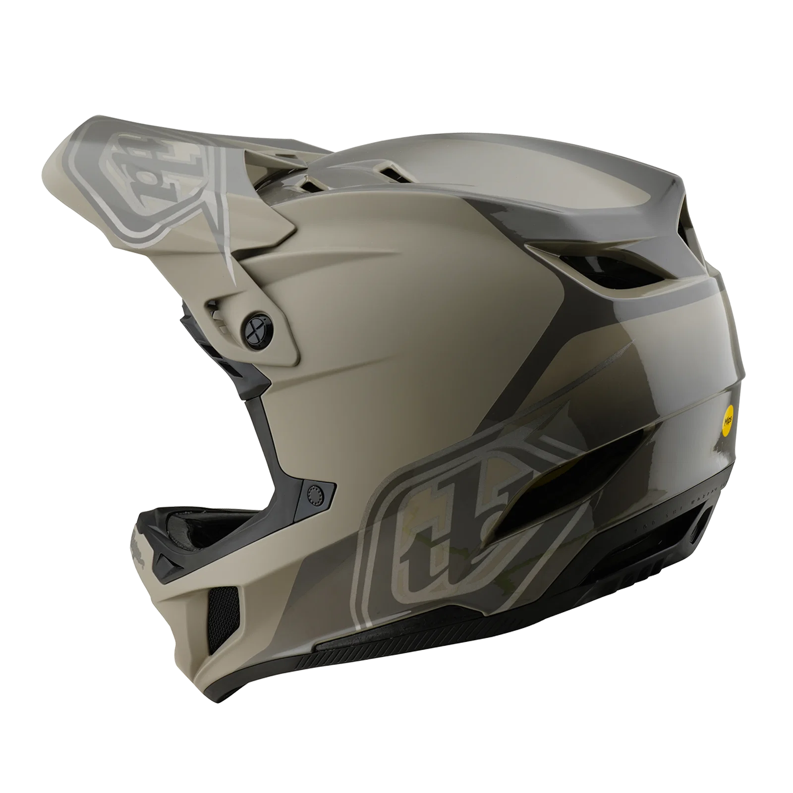 Kask MTB Troy Lee Design D4 POLYACRYLITE MIPS SHADOW Khaki - Image 6