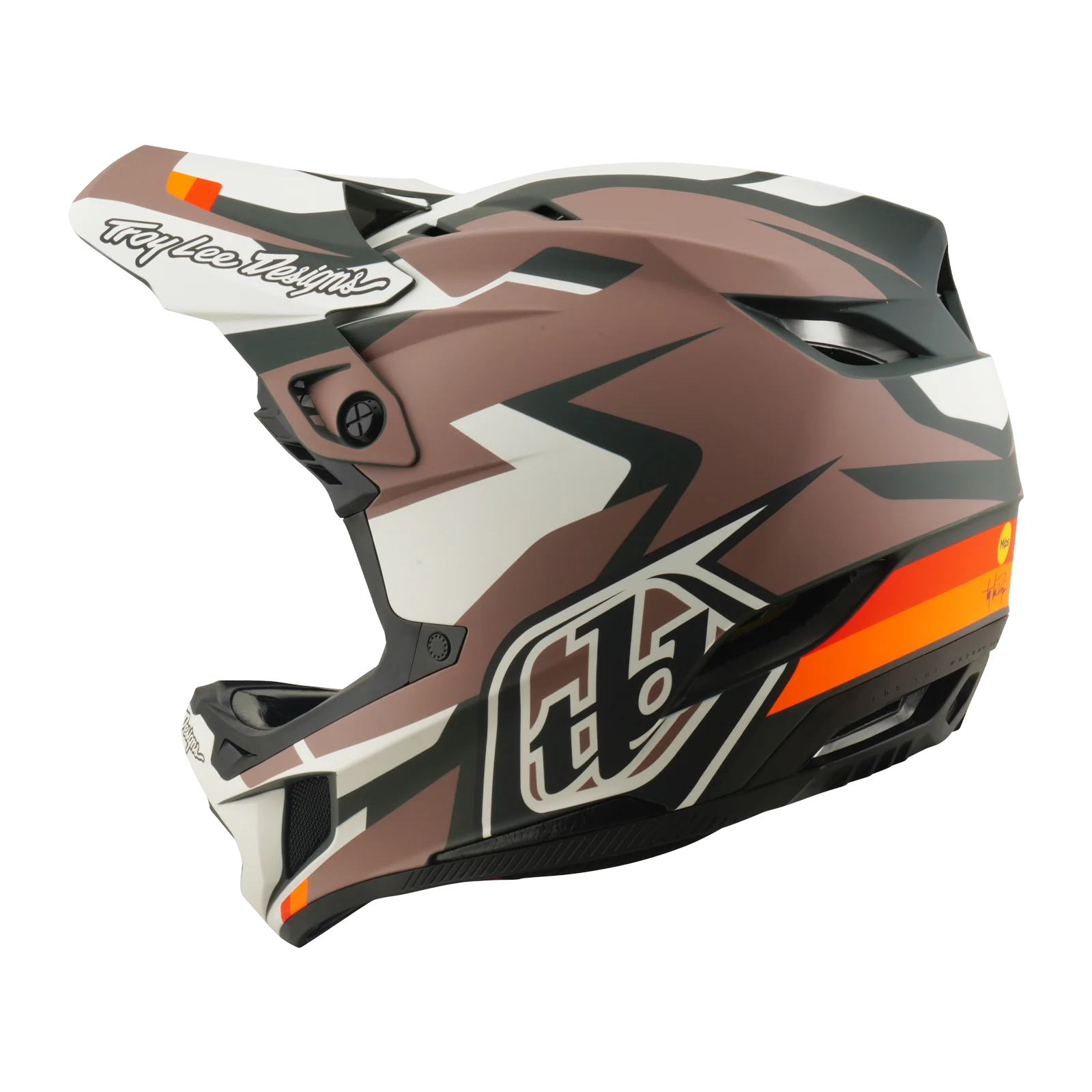 Kask MTB TROY LEE DESIGNS D4 POLYACRYLITE MIPS ROAMER Clay - Image 3