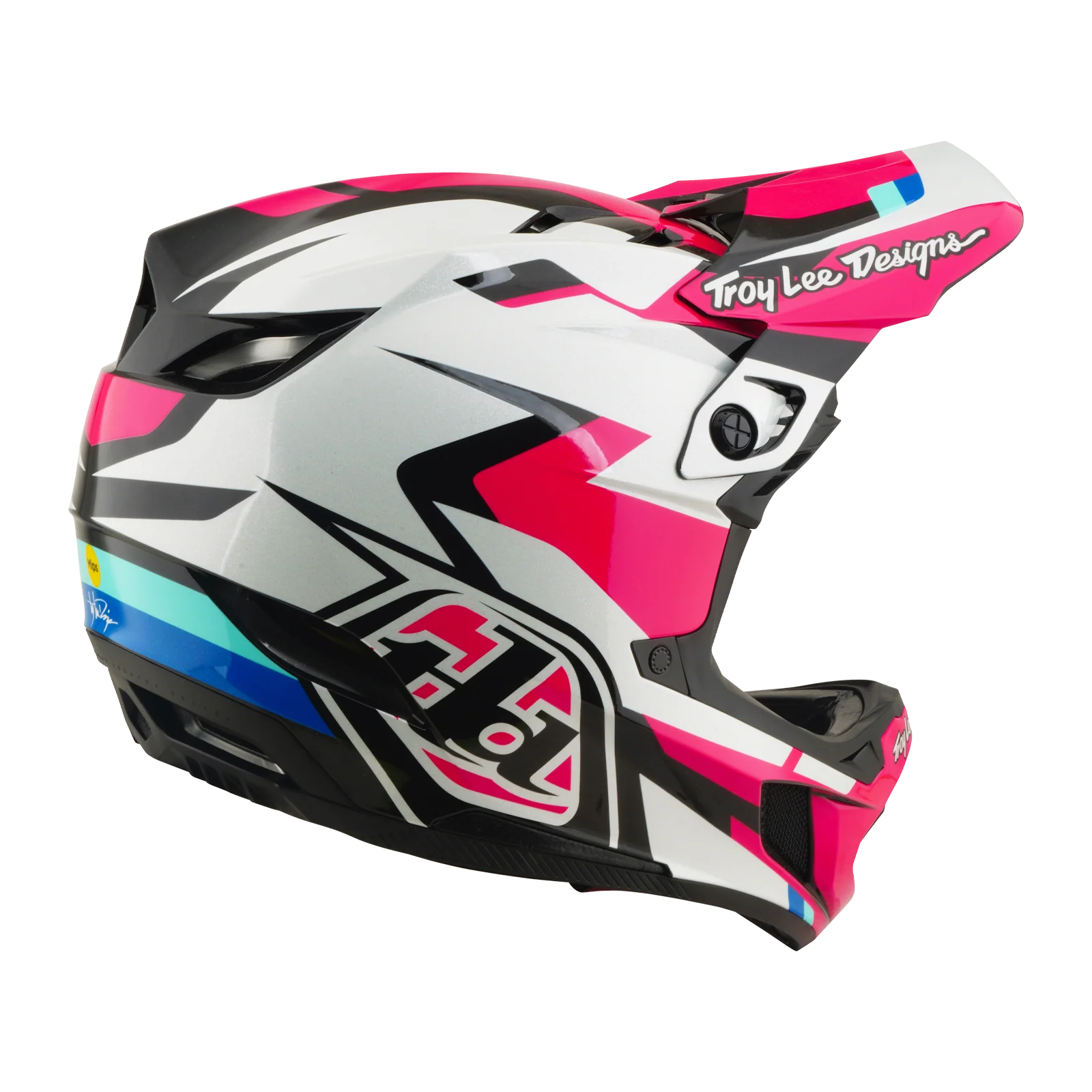 Kask MTB TROY LEE DESIGNS D4 POLYACRYLITE MIPS ROAMER Magenta - Image 5