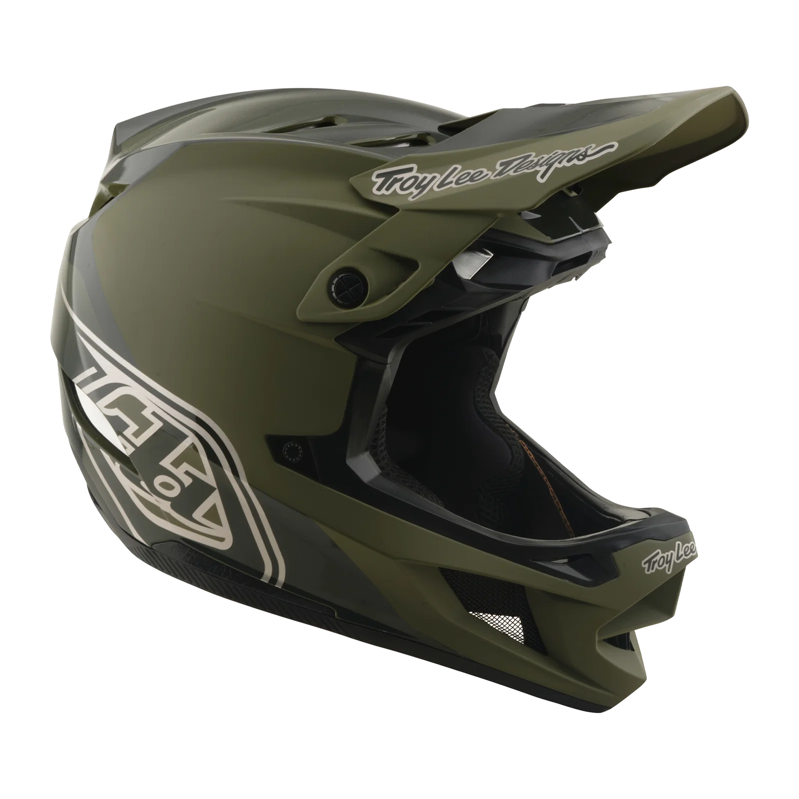 Kask MTB TROY LEE DESIGNS D4 POLYACRYLITE MIPS SHADOW BEETLE Khaki - Image 2