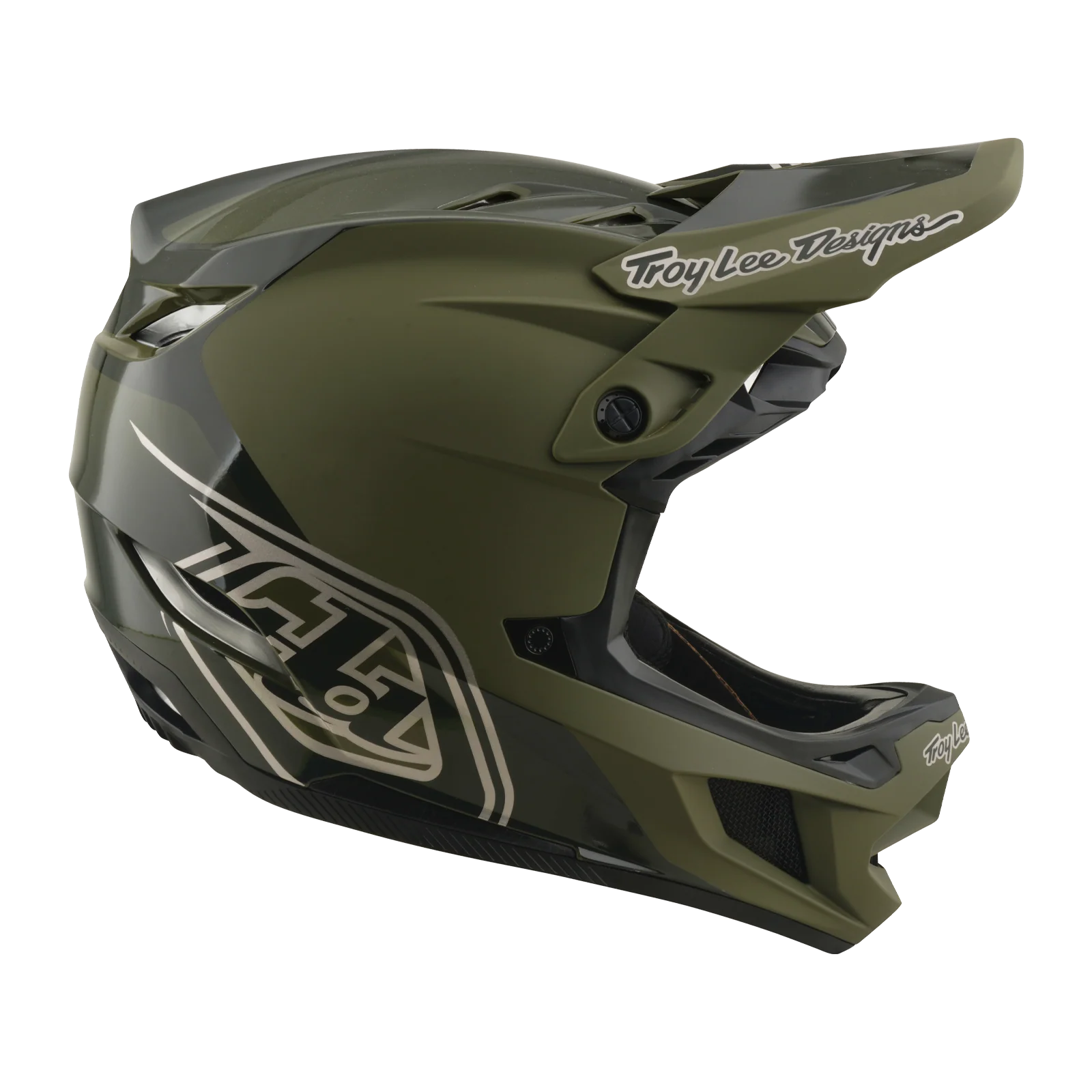 Kask MTB TROY LEE DESIGNS D4 POLYACRYLITE MIPS SHADOW BEETLE Khaki - Image 6